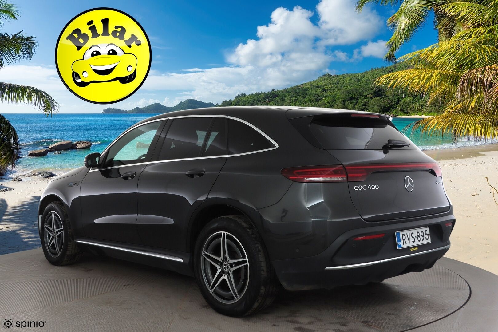 Mercedes-Benz EQC 2023 400 4MATIC Business AMG - | Distronic+ | Lisälämmitin | Koukku | 360-Kamera | Osasähköt | Widescreen | Puolinahat | LED | Kahdet Renkaat |