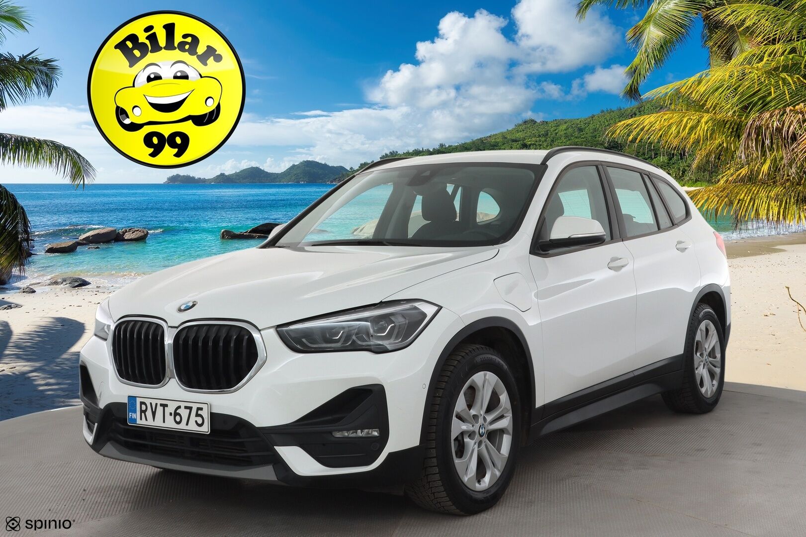 BMW X1 2020 F48 xDrive25e A Business * Vakkari / P.tutkat / Navi / Lisälämmitin / LED * - Kahdet renkaat aluvanteilla