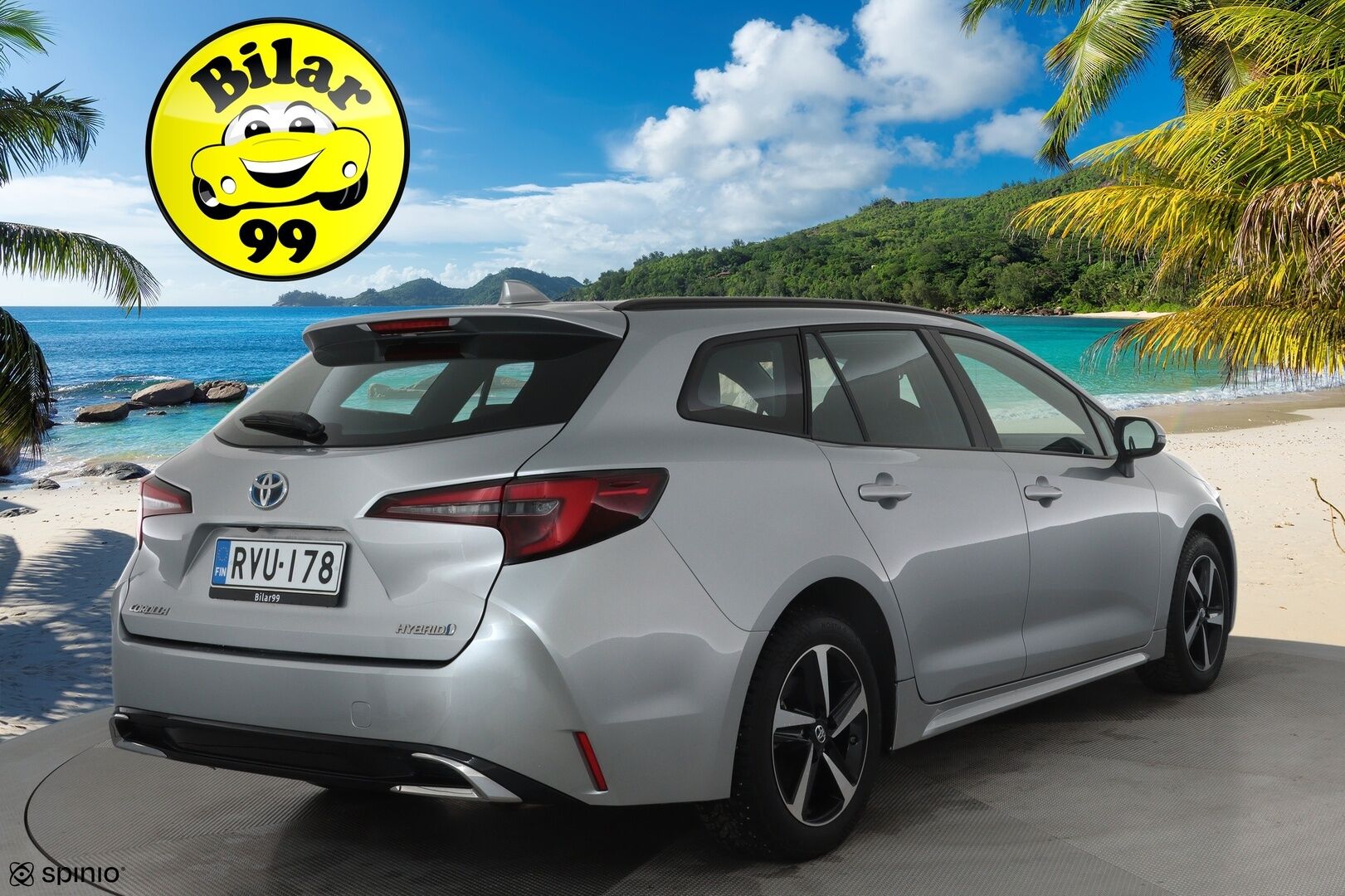 Toyota Corolla 2024 Touring Sports 1,8 Hybrid Active * ACC / P.kamera / Digimittaristo / Facelift / Navi / Ratinlämmitin * - Suomi-auto / Kahdet renkaat aluvanteilla / Merkkihuollettu