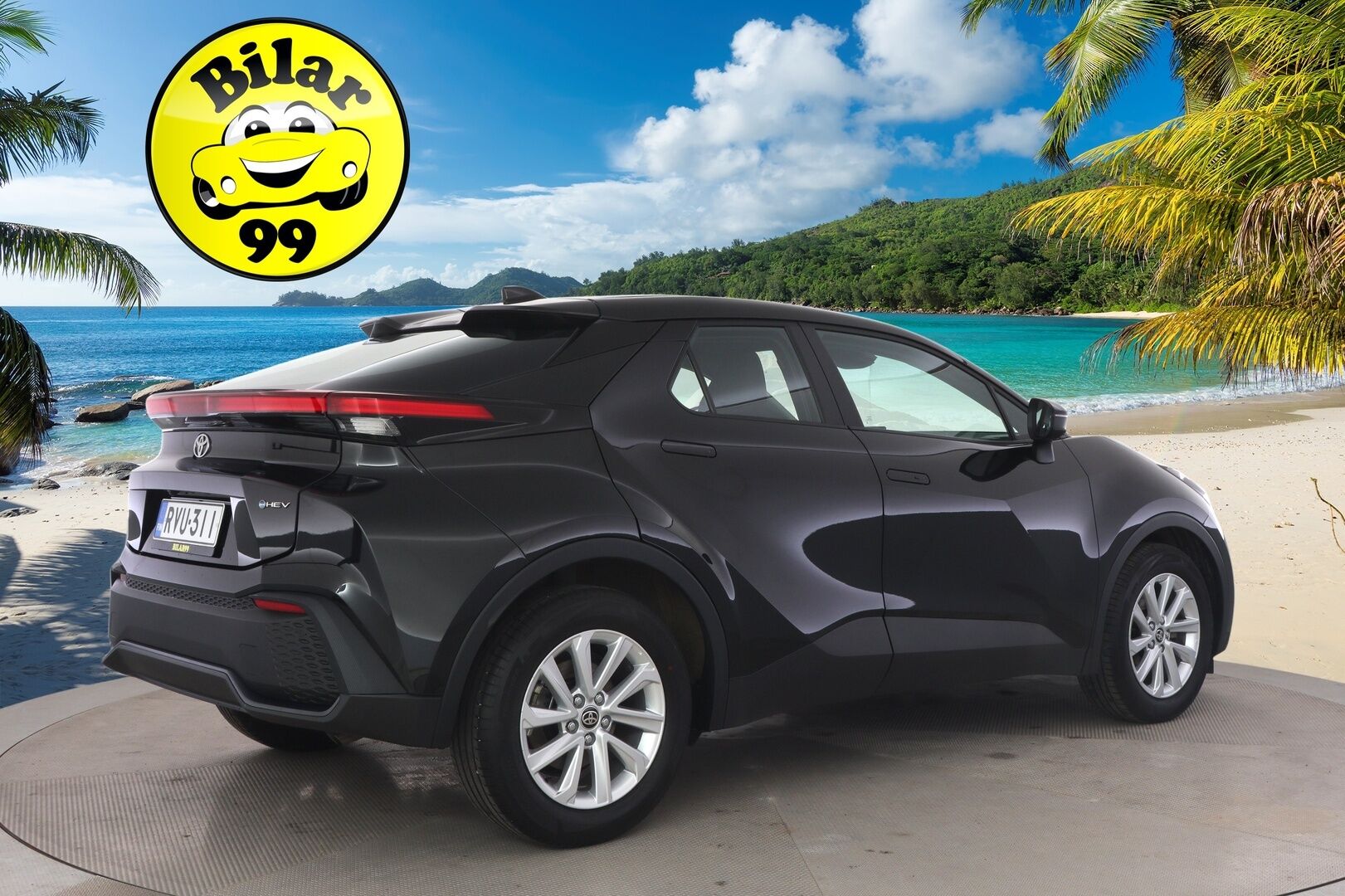Toyota C-HR 2024 1,8 Hybrid Active Plus *KeylessGo / Adapt. vakkari / Lane assist / Wireless Carplay / P. kamera!* - 3,99 % KORKOTARJOUS TÄHÄN AUTOON - *Huolto juuri tehty Toyotalla! 2x melkein uudet renkaat ja vanteet!*
