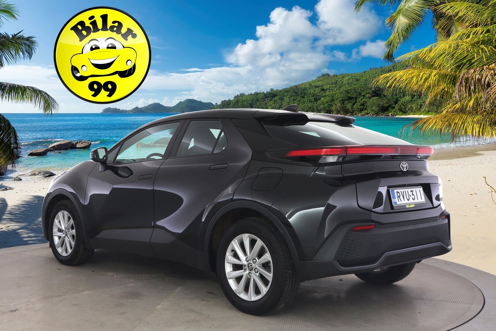 Toyota C-HR 2024 1,8 Hybrid Active Plus *KeylessGo / Adapt. vakkari / Lane assist / Wireless Carplay / P. kamera!* - 3,99 % KORKOTARJOUS TÄHÄN AUTOON - *Huolto juuri tehty Toyotalla! 2x melkein uudet renkaat ja vanteet!*