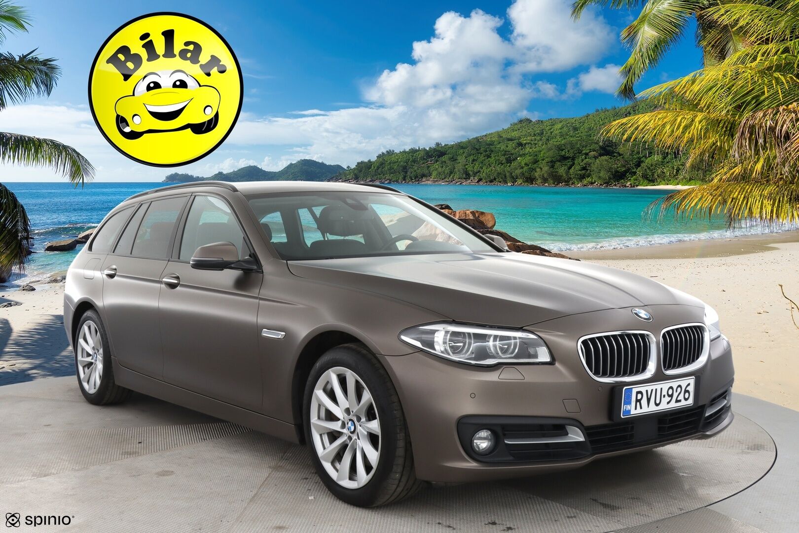 BMW 530 2016 F11 Touring 530d A xDrive Edition Exclusive - Frozen Bronze Metallic | Erinomainen huoltohistoria | Ilmastoidut ja lämmitetyt nahkepenkit muistillla | ACC / Webasto | HUD |