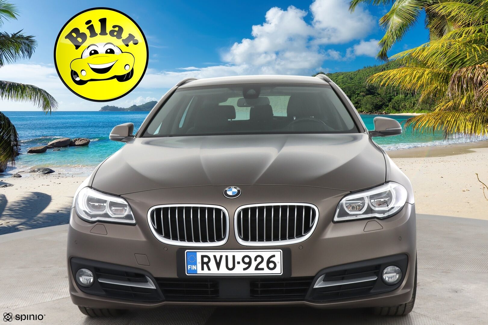 BMW 530 2016 F11 Touring 530d A xDrive Edition Exclusive - Frozen Bronze Metallic | Erinomainen huoltohistoria | Ilmastoidut ja lämmitetyt nahkepenkit muistillla | ACC / Webasto | HUD |