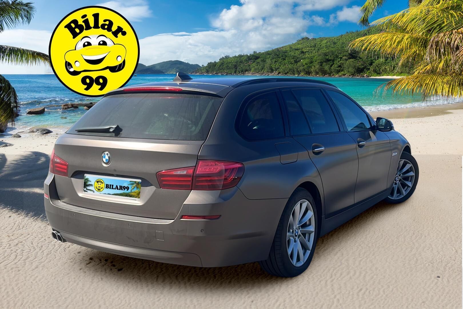 BMW 530 2016 F11 Touring 530d A xDrive Edition Exclusive / Ilmastoidut ja lämmitetyt nahkepenkit muistillla / ACC / Webasto / HUD / - Frozen Bronze Metallic / Erinomainen huoltohistoria / 