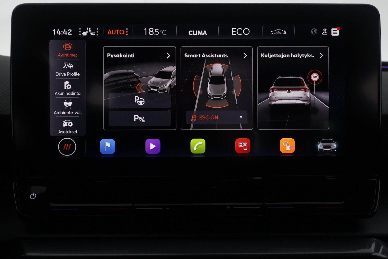 Cupra Leon Sportstourer 2021 1,4 PHEV 180 kW e-HYBRID DSG - | ACC | LED | P.Kamera | Koukku | Puolinahat | Ratinlämmitys | Kaistavahti | Keyless | Navi | Digimittaristo | Kahdet renkaat | - KORKO VAIN 3,99 %