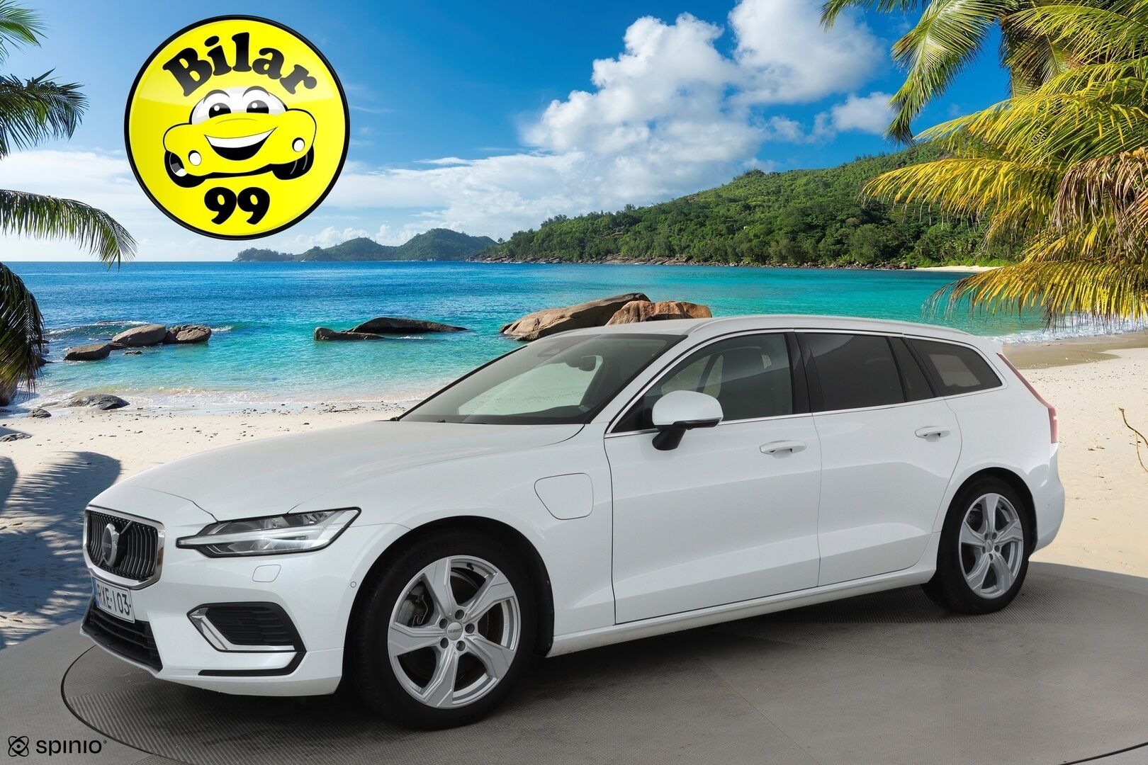 Volvo V60 2023 T6 AWD Long Range Core Bright aut * Lisälämmitin / Adapt.Vakkari / Full LED / Vetokoukku / Nahkasisusta / Navi / 360-Kamera - Akku kuntotarkastettu SoH 97,2% / 2x Latauskaapelit / Kahdet Renkaat