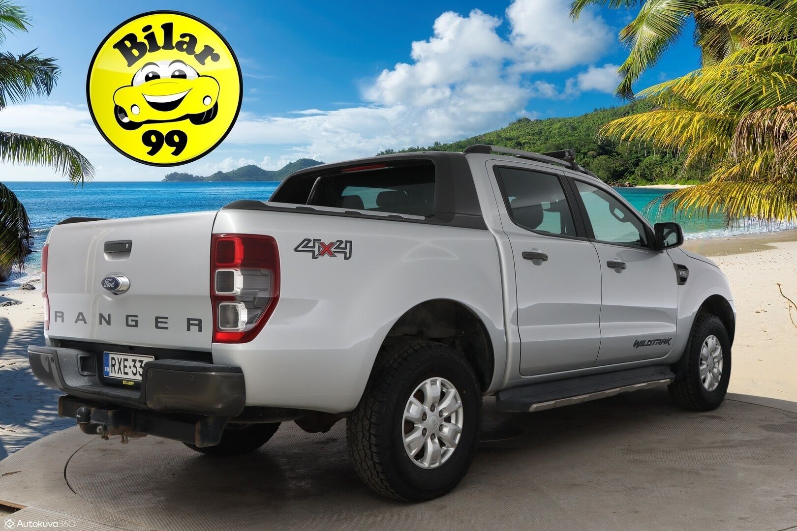 Ford Ranger 2017 Double Cab 3,2TDCi 200 hv A6 Wildtrak 4x4 - Webasto / Adapt.Vakkari / Peruutuskamera / Vetokoukku / Puolinahkasisusta / Lämpölasi / Kahdet hyvät renkaat!