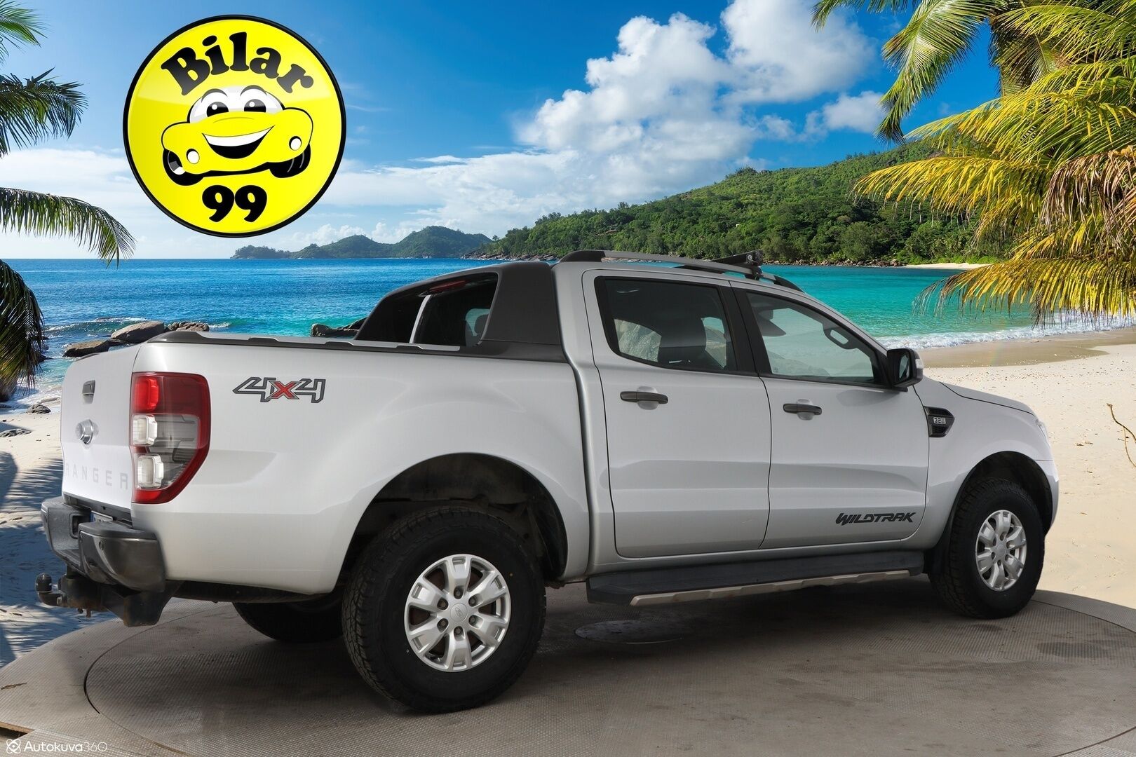 Ford Ranger 2017 Double Cab 3,2TDCi 200 hv A6 Wildtrak 4x4 - Webasto / Adapt.Vakkari / Peruutuskamera / Vetokoukku / Puolinahkasisusta / Lämpölasi / Kahdet hyvät renkaat!