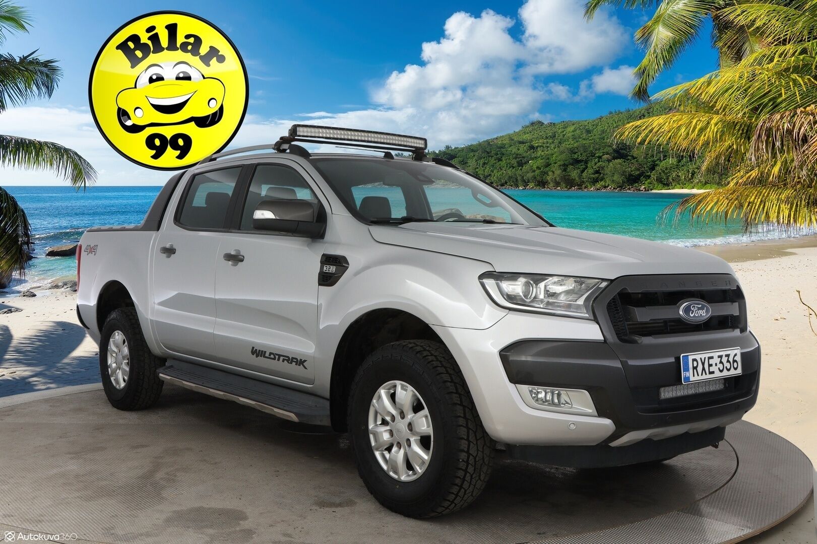 Ford Ranger 2017 Double Cab 3,2TDCi 200 hv A6 Wildtrak 4x4 - Webasto / Adapt.Vakkari / Peruutuskamera / Vetokoukku / Puolinahkasisusta / Lämpölasi / Kahdet hyvät renkaat!