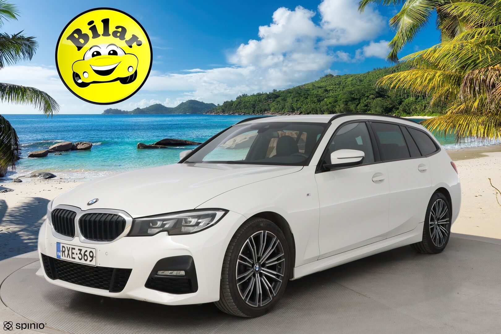 BMW 320 2020 G21 Touring 320d A xDrive Business M Sport MHEV - Adapt.Vakkari | HiFi | Vetokoukku | Nahka-Alcantara | Adapt.LED