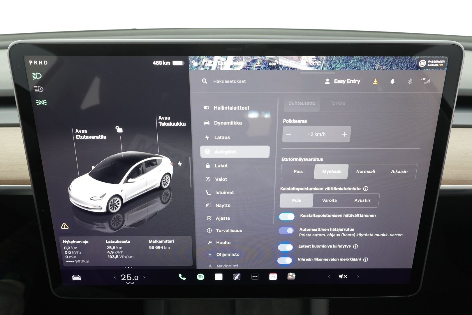 Tesla Model 3 2023 Long Range Dual Motor * Lasikatto / ILP / ACC / Matrix-LED / Muistipenkki / P.kamera / Premium Audio / Navi * - 2x Latauskaapelit - HULLUT AVAJAISHULINAT KORKOTARJOUS 3,29 %