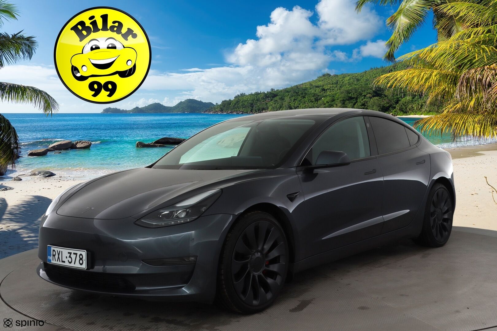 Tesla Model 3 2022 Performance * Lasikatto / ILP / ACC / Matrix-LED / P.Kamera / Muistipenkki / Premium Audio / Navi / Kaistavahti * - Akku kuntotarkastettu / 2x Latauskaapelit / Kahdet renkaat - HULLUT BLACKWEEK JATKOT - KORKOTARJOUS 2,49%