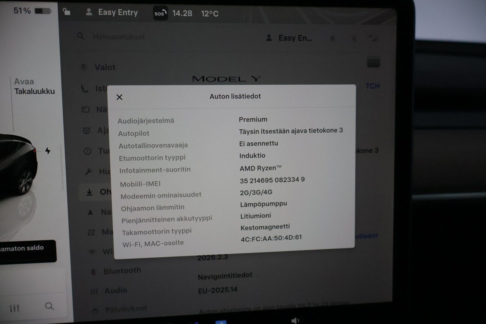 Tesla Model Y 2022 Long Range  * AMD Ryzen * AWD * 2 X RENKAAT SEKÄ VANTEET * - Autopilot / Lämpöpumppu / Premium Audio / Panorama / Matrix-LED / Tumma Nahkaverhoilu / 