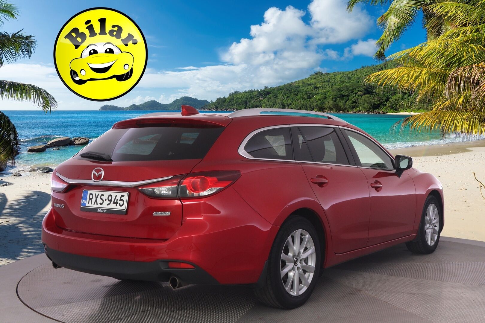 Mazda Mazda6 2013 Sport Wagon 2,0 (165) SKYACTIV-G Premium 6AT 5ov TC1 - Täydellinen merkkiliikkeen huoltohistoria! | Lohko+sisäpistoke | Vakkari | Autom.ilmastointi | Kahdet renkaat vanteilla!
