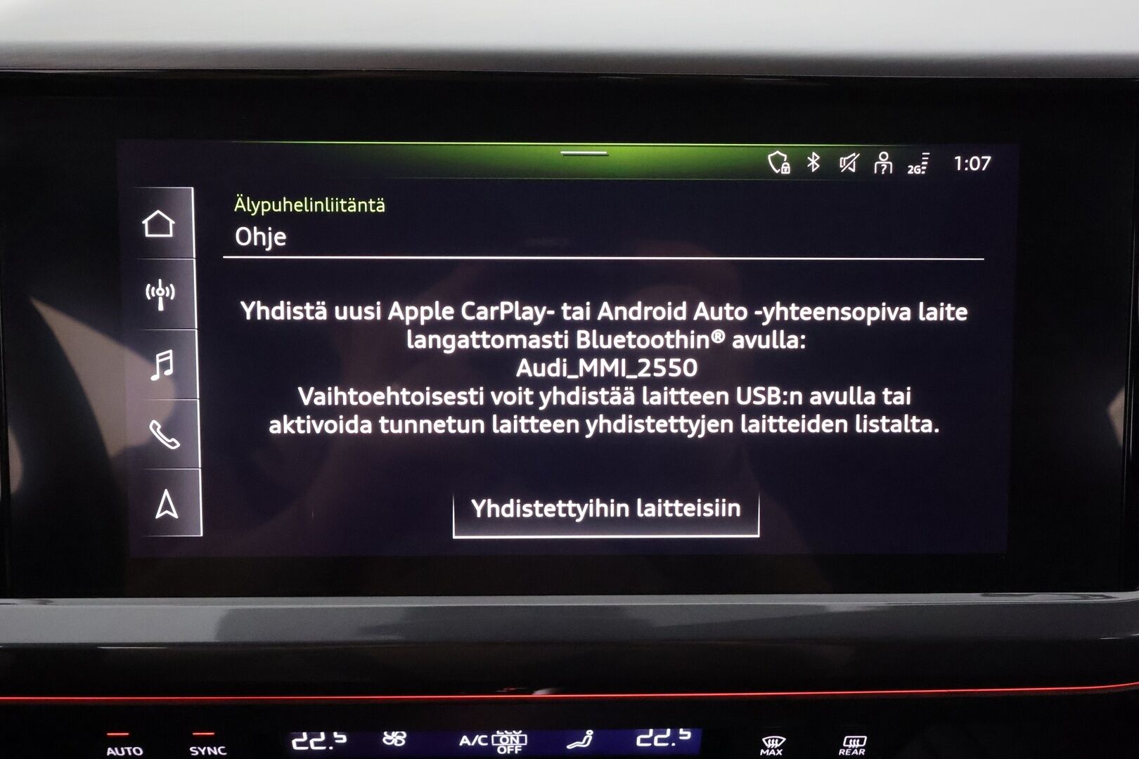 AUDI Q4 E-TRON 2022 50 e-tron quattro S Line * Lämpöpumppu / Vetokoukku / Panorama / Matrix LED / HUD / ACC / P-Kamera / Muistipenkki ** - Sonos Audio / Akku kuntotarkastettu / Merkkihuollot / Kahdet renkaat aluvanteilla / 2x Latauskaapelit