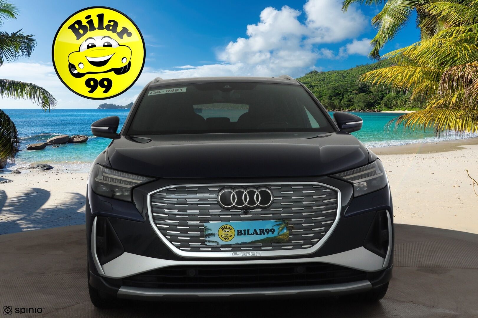 AUDI Q4 E-TRON 2022 50 e-tron quattro S Line * Lämpöpumppu / Vetokoukku / Panorama / Matrix LED / HUD / ACC / P-Kamera / Muistipenkki ** - Sonos Audio / Akku kuntotarkastettu / Merkkihuollot / Kahdet renkaat aluvanteilla / 2x Latauskaapelit