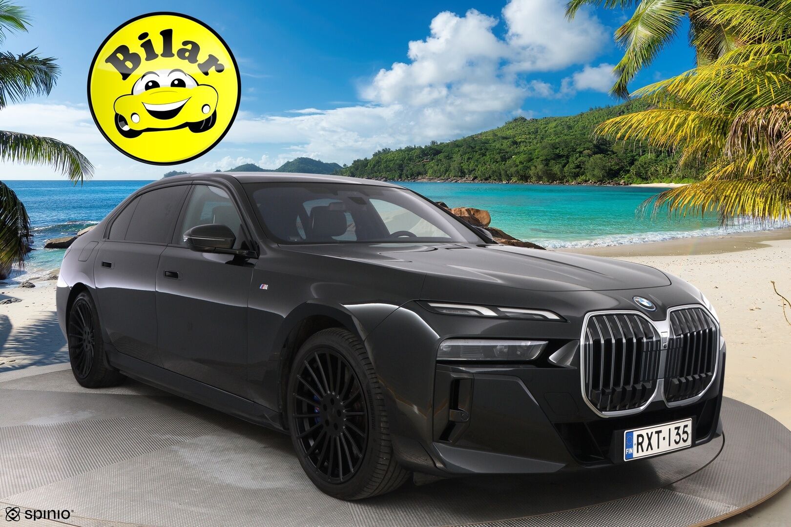 BMW 750 2023 G70 Sedan 750e xDrive M-Sport - SkyLounge | B&W / HUD | Hieronta | Soft Close | ACC | DAP | Connoisseur | Nelipyöräohjaus | IconicGlow | Supervarusteltu | HARVOIN TARJOLLA!