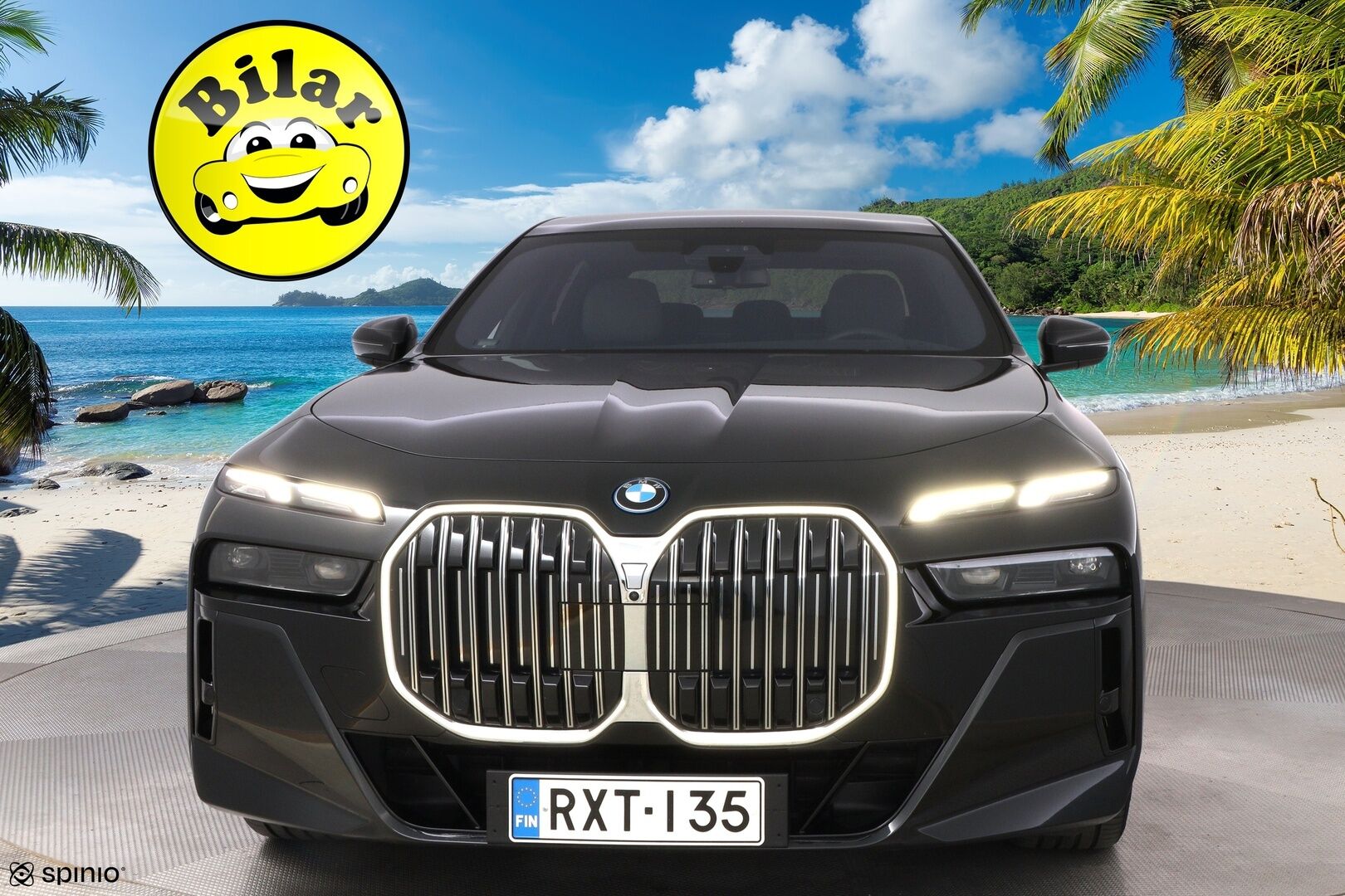 BMW 750 2023 G70 Sedan 750e xDrive M-Sport - SkyLounge | B&W / HUD | Hieronta | Soft Close | ACC | DAP | Connoisseur | Nelipyöräohjaus | IconicGlow | Supervarusteltu | HARVOIN TARJOLLA!