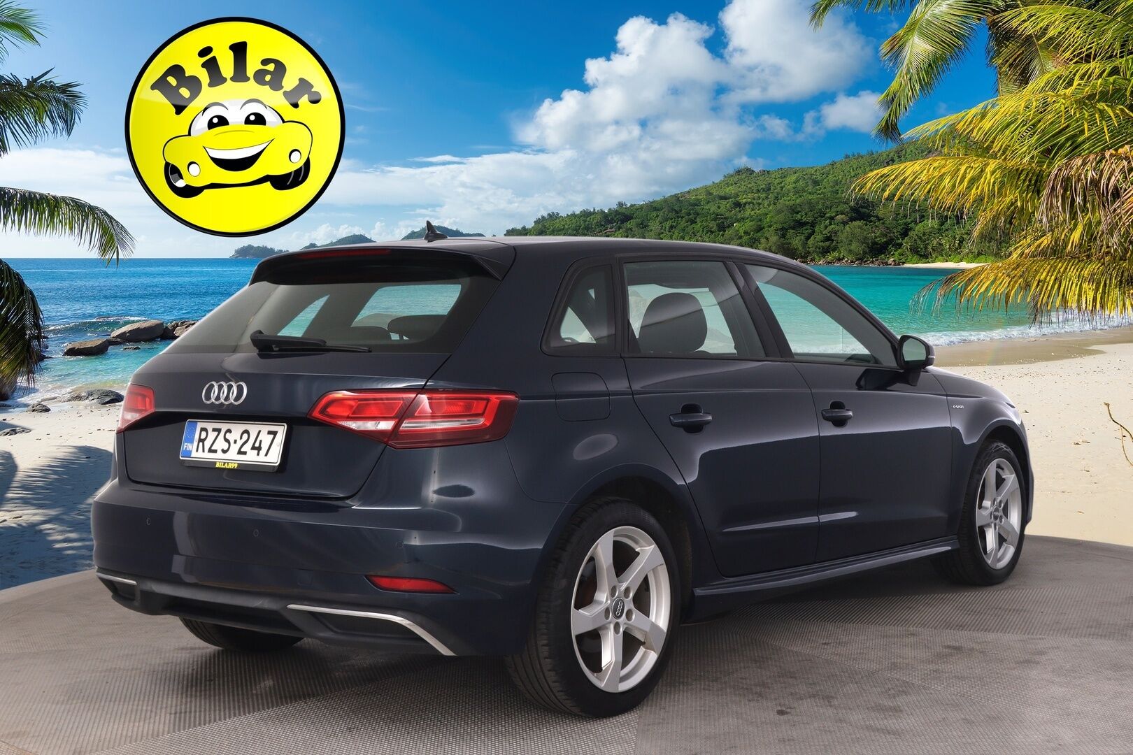 Audi A3 2018 e-tron Sportback 1,4 TFSI S tronic *Sporttipenkit / Flatbottom / MMI Navi / Tutkat* - Sporttipenkit | Flatbottom | Digimittaristo | MMI Navi | P.Tutkat | Lohko | 2x Alut