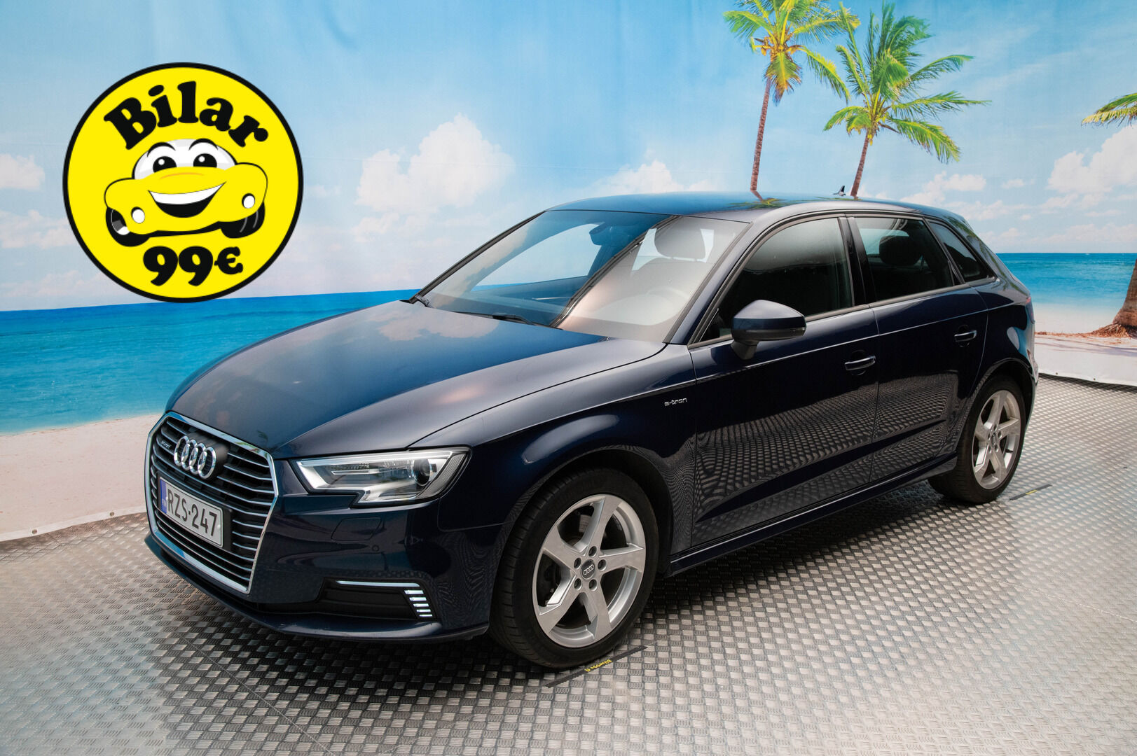 Audi A3 2018 e-tron Sportback 1,4 TFSI S tronic *Sporttipenkit / Flatbottom / MMI Navi / Tutkat* - Sporttipenkit | Flatbottom | Digimittaristo | MMI Navi | P.Tutkat | Lohko | 2x Alut
