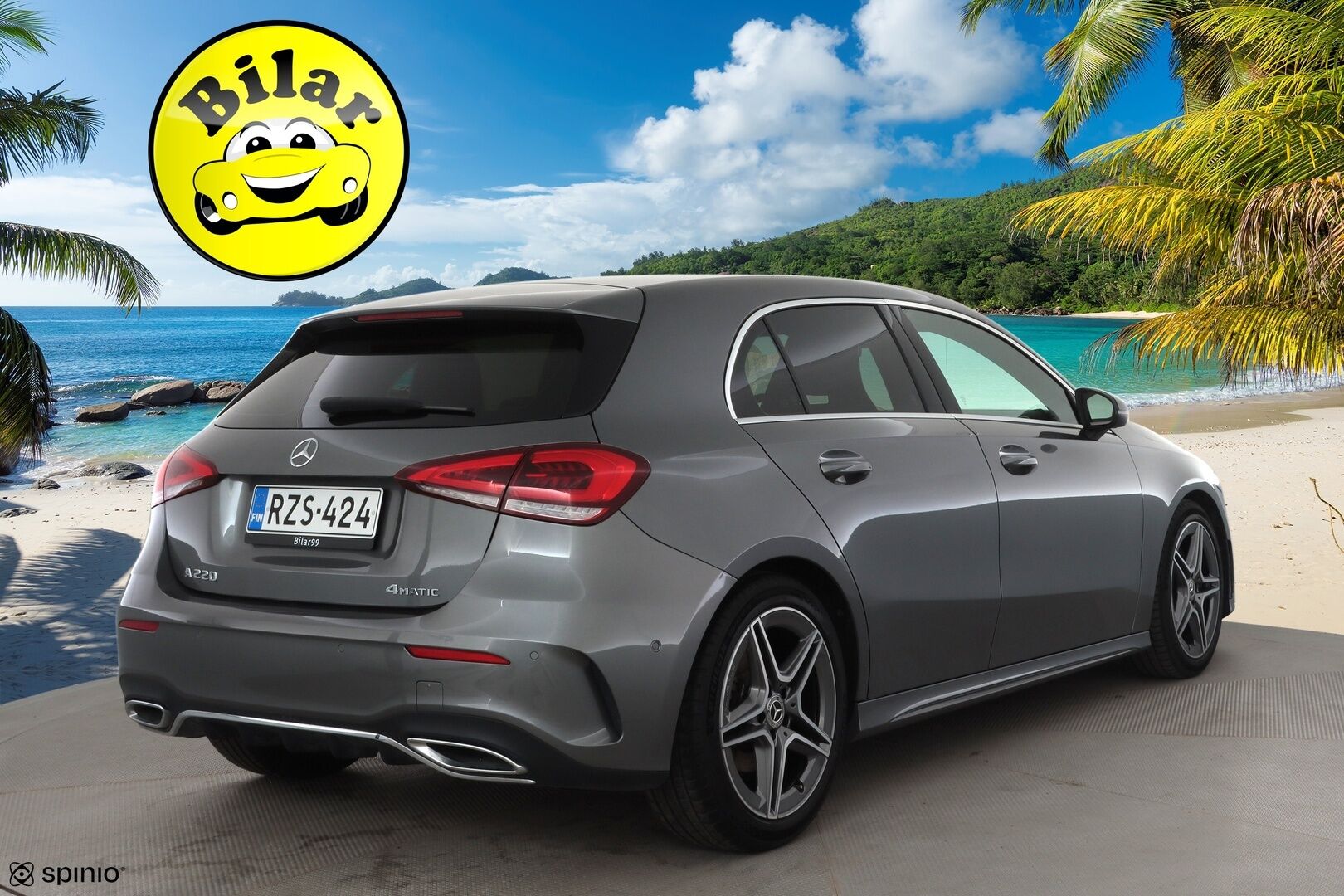 Mercedes-Benz A 2020 220 4MATIC A Business AMG - | Vakkari | Lohko | LED | P.Kamera | Sportti puolinahat | Widescreen | Suomi-auto |