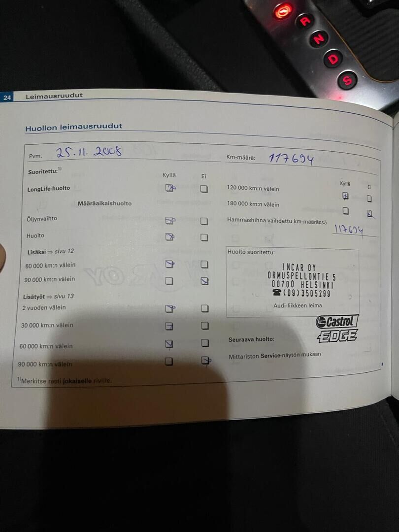 Audi A4 2005 2,0 TFSI 147 kW quattro*  *YritysOutlet - Myydään vain yrityksille  / Vakkari / Sporttipenkit / Nelikko * - * Tämä auto myydään YritysOutlet -valikoimasta vain yritykselle / Näyttävä / Hyvin pidetty*