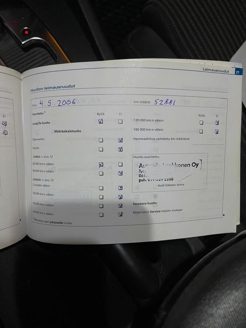 Audi A4 2005 2,0 TFSI 147 kW quattro*  *YritysOutlet - Myydään vain yrityksille  / Vakkari / Sporttipenkit / Nelikko * - * Tämä auto myydään YritysOutlet -valikoimasta vain yritykselle / Näyttävä / Hyvin pidetty*