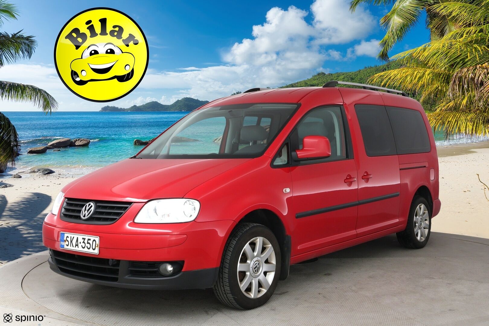 Volkswagen Caddy Maxi 2010 Life 1,9 TDI 77 kW DSG-autom. | Myydään huutokaupat.comissa | - | Koukku | Vakkari | 7P | Lohko | 2x Vanteet renkaineen |
