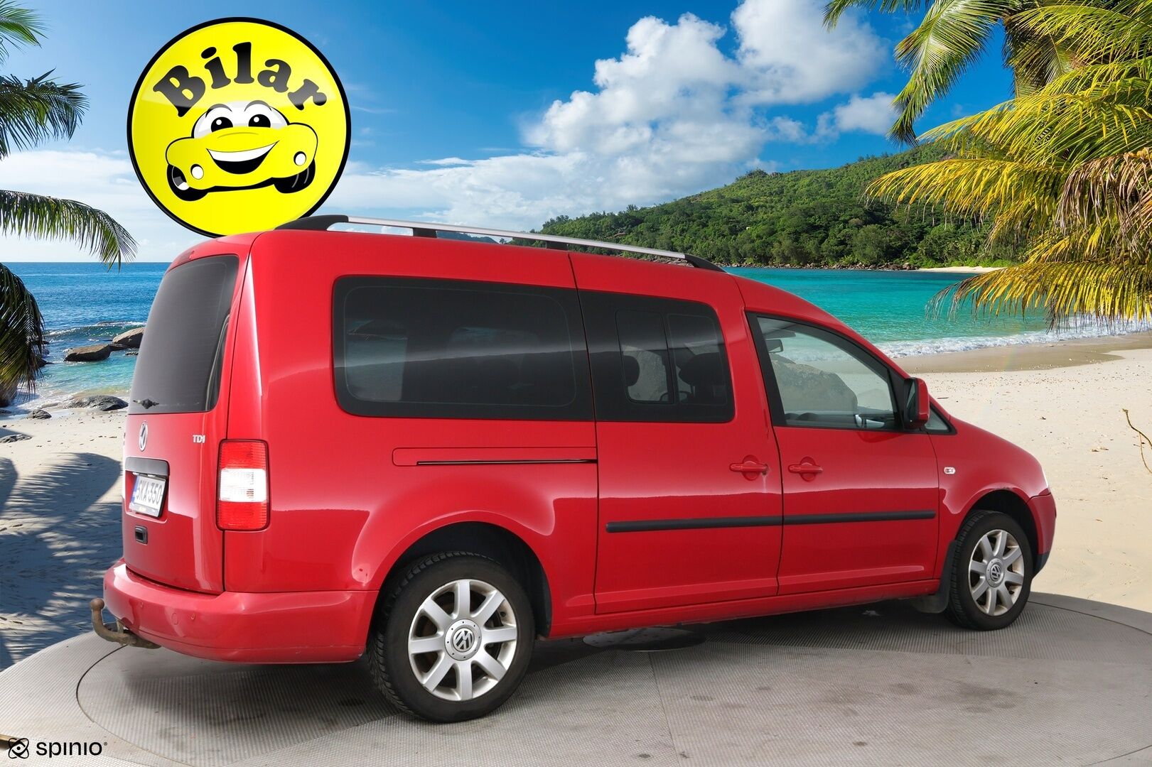Volkswagen Caddy Maxi 2010 Life 1,9 TDI 77 kW DSG-autom. | Myydään huutokaupat.comissa | - | Koukku | Vakkari | 7P | Lohko | 2x Vanteet renkaineen |