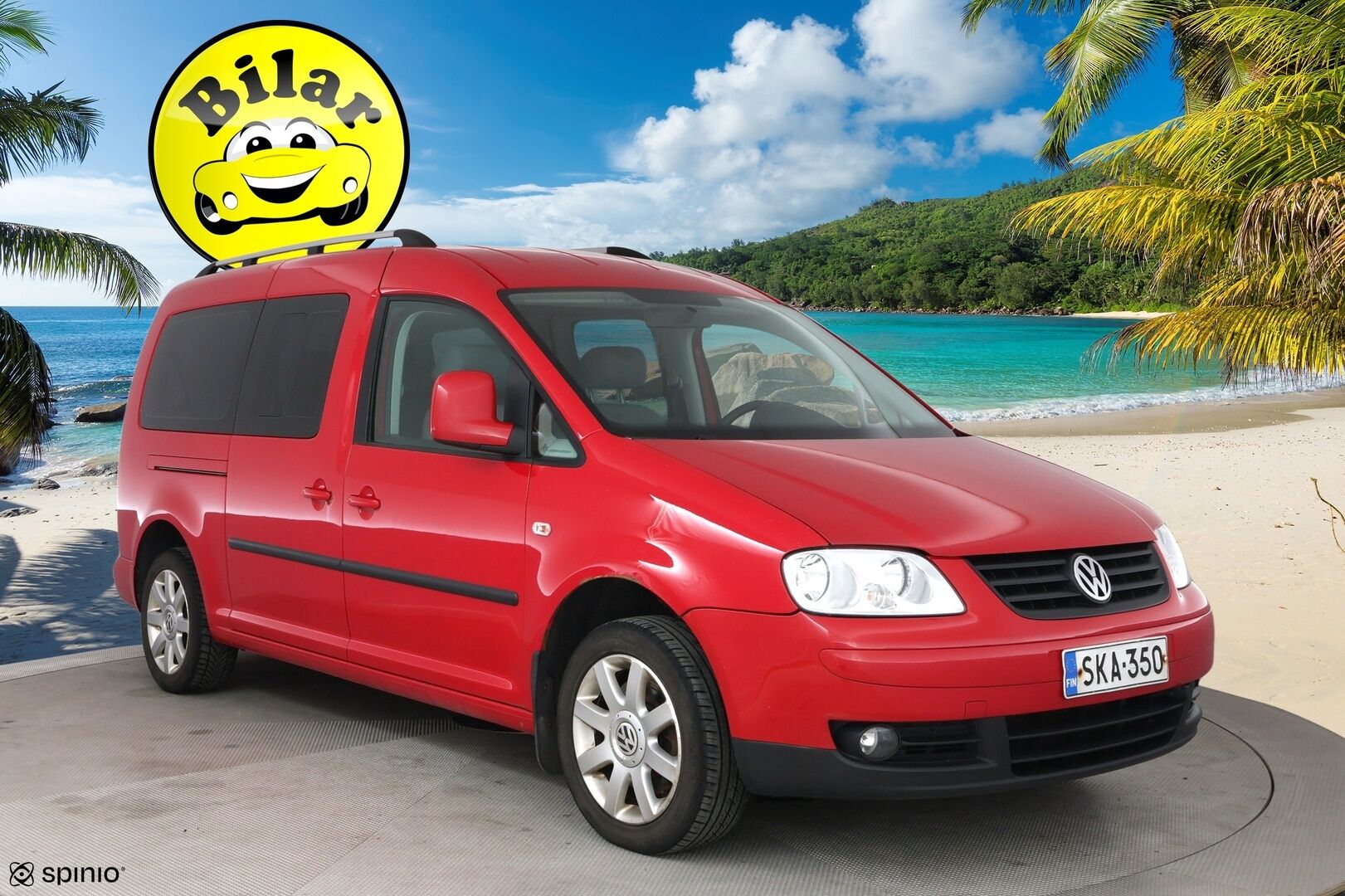 Volkswagen Caddy Maxi 2010 Life 1,9 TDI 77 kW DSG-autom. | Myydään huutokaupat.comissa | - | Koukku | Vakkari | 7P | Lohko | 2x Vanteet renkaineen |