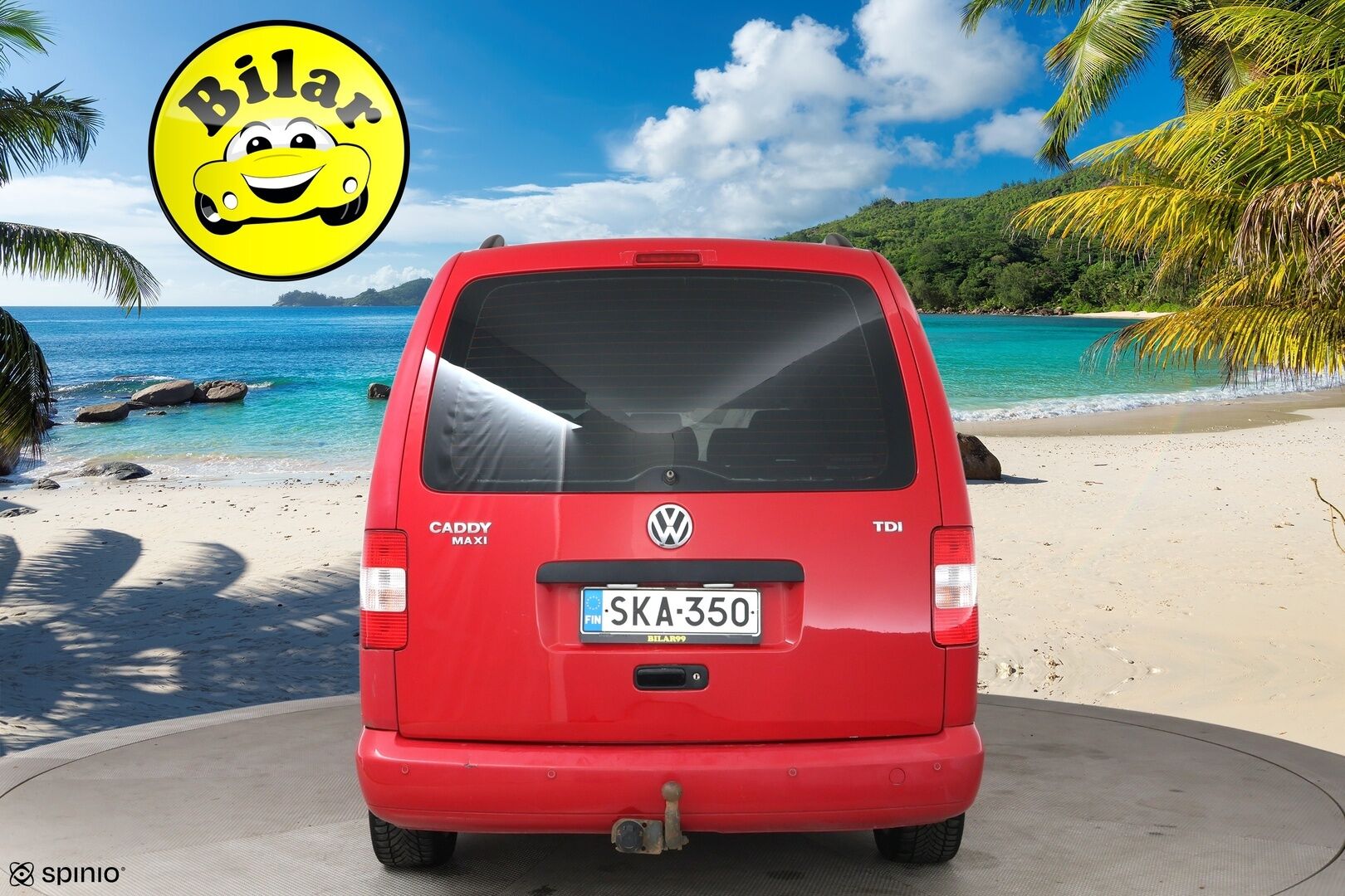 Volkswagen Caddy Maxi 2010 Life 1,9 TDI 77 kW DSG-autom. | Myydään huutokaupat.comissa | - | Koukku | Vakkari | 7P | Lohko | 2x Vanteet renkaineen |