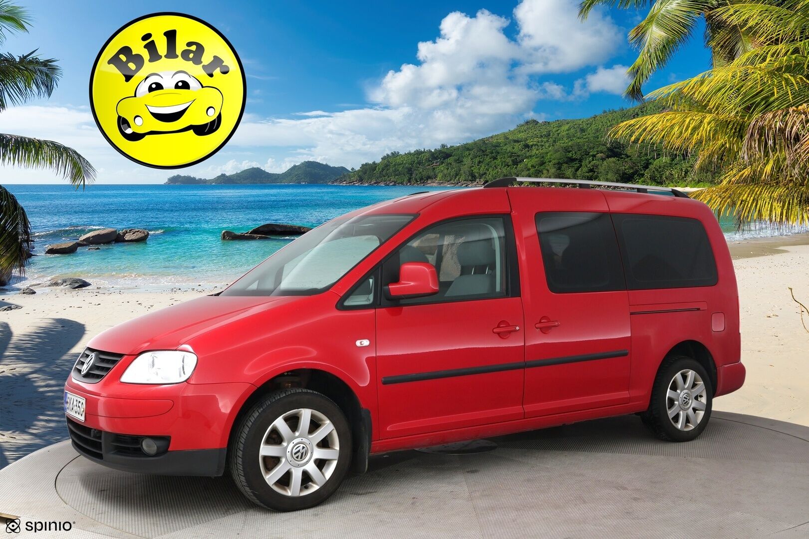 Volkswagen Caddy Maxi 2010 Life 1,9 TDI 77 kW DSG-autom. | Myydään huutokaupat.comissa | - | Koukku | Vakkari | 7P | Lohko | 2x Vanteet renkaineen |