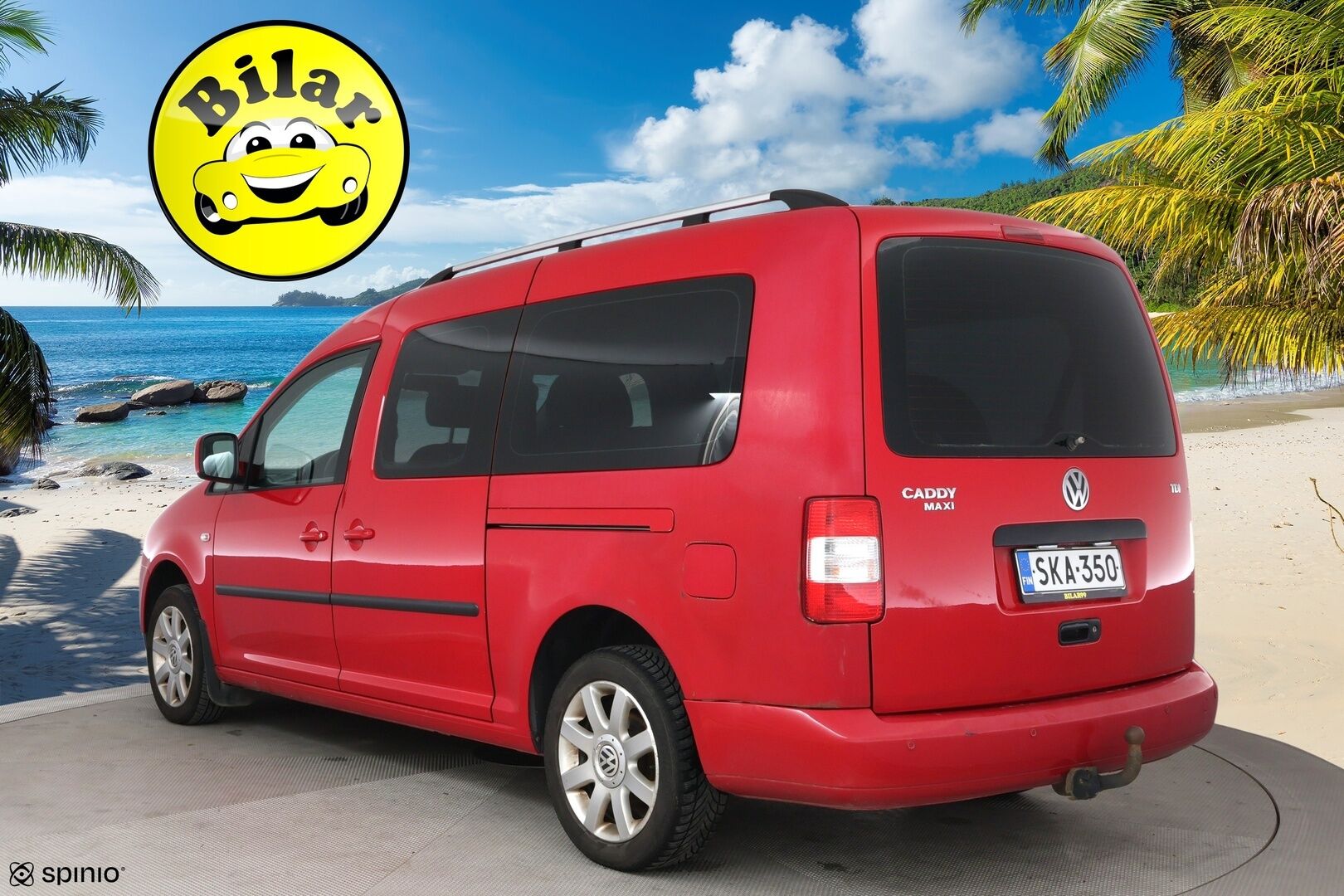 Volkswagen Caddy Maxi 2010 Life 1,9 TDI 77 kW DSG-autom. | Myydään huutokaupat.comissa | - | Koukku | Vakkari | 7P | Lohko | 2x Vanteet renkaineen |
