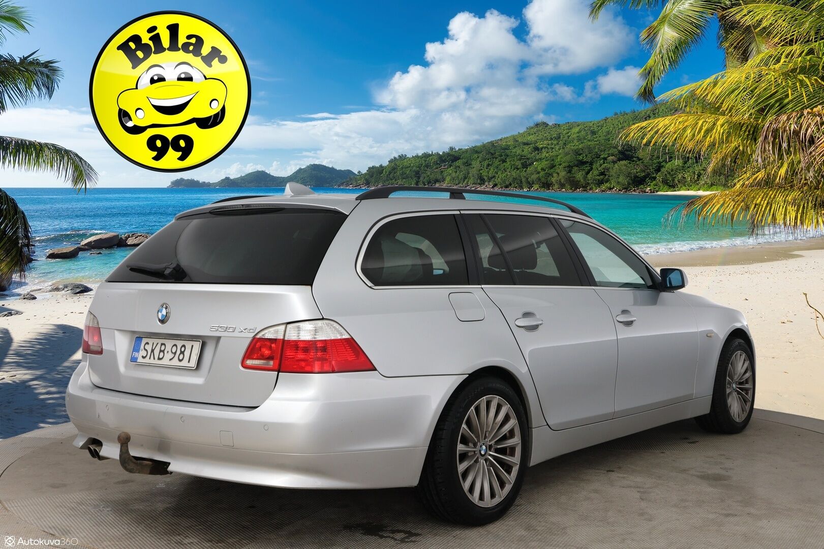 BMW 530 2007 E61 Touring / Webasto / Koukku / Xenon / Prof. Navi / Vakkari - Myydään huutokaupat.comissa!