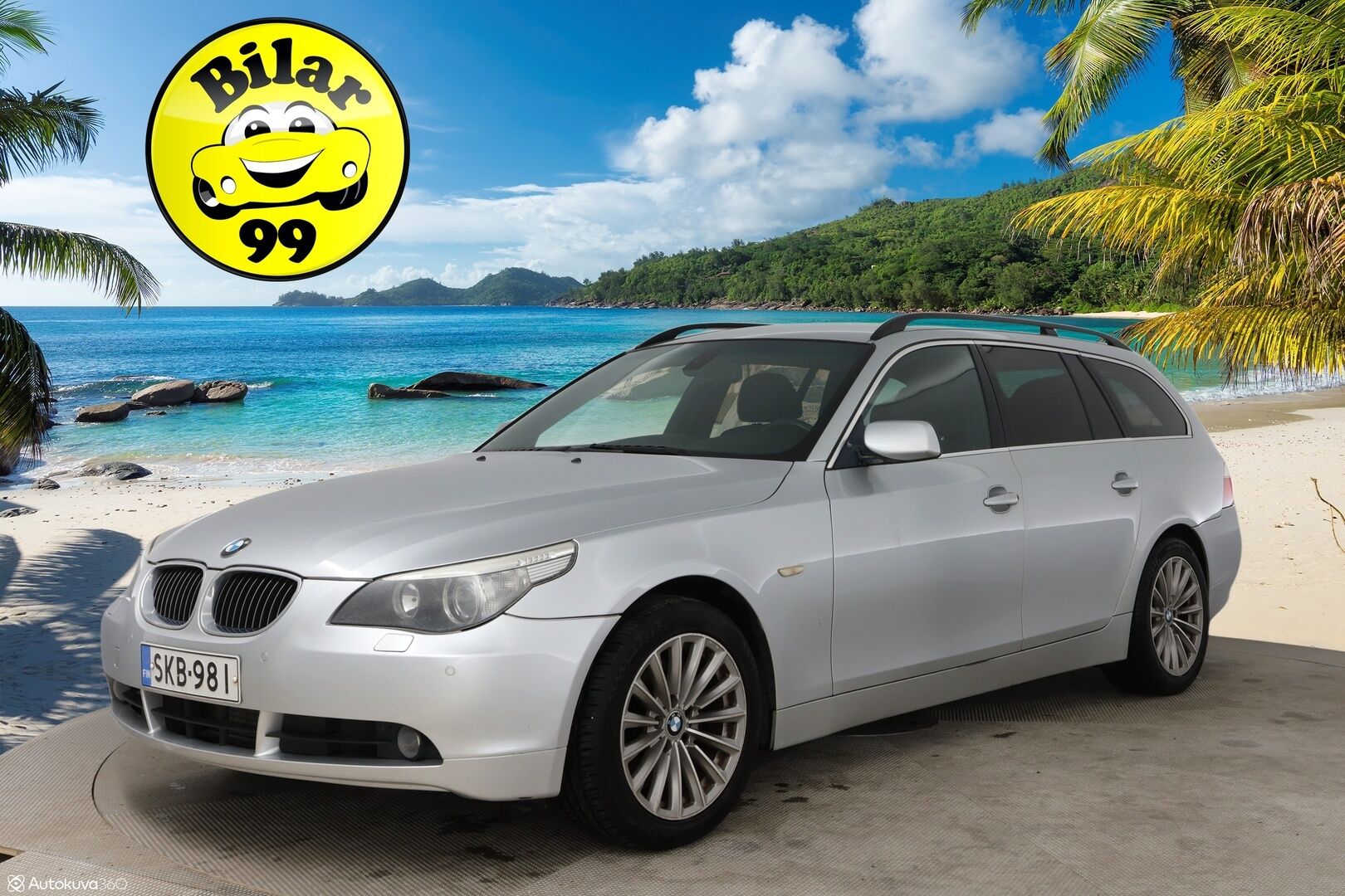 BMW 530 2007 E61 Touring / Webasto / Koukku / Xenon / Prof. Navi / Vakkari - Myydään huutokaupat.comissa!