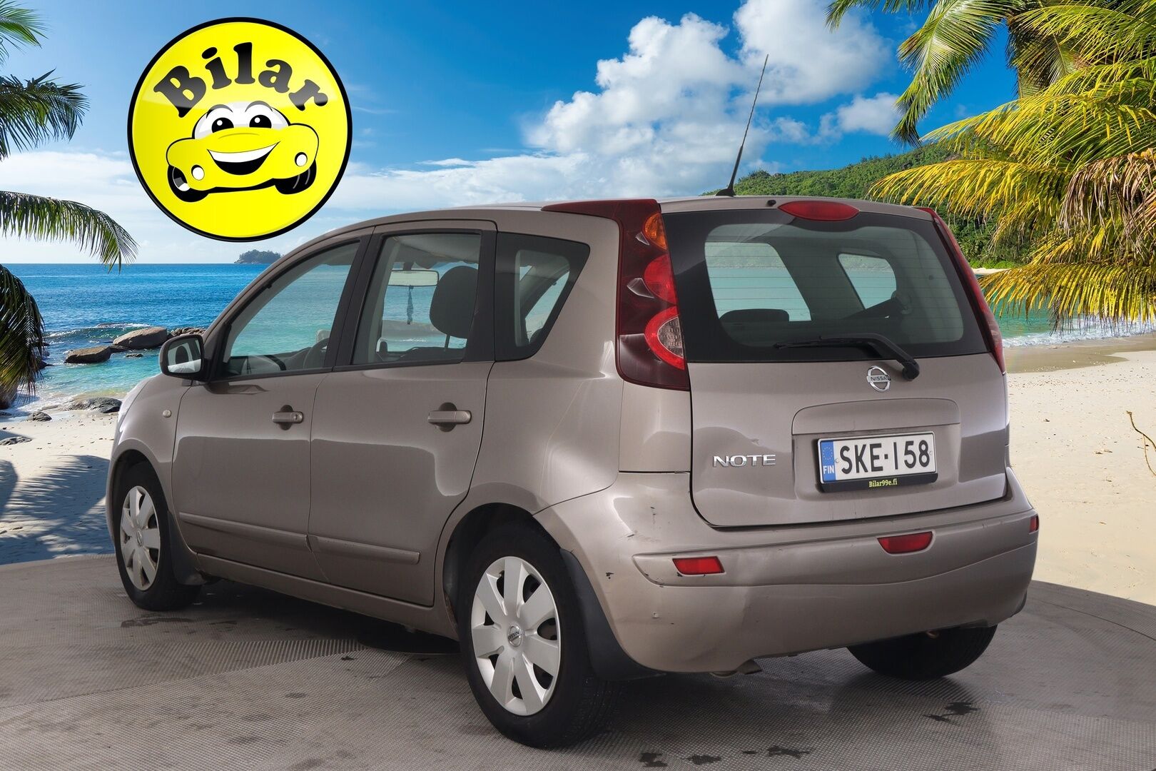Nissan Note 2010 1,6 Acenta A/T ESP Connect FEB09 - Tämä auto myydään huutokaupat.com | Vakkari | BT | Navi | 2x renkaat