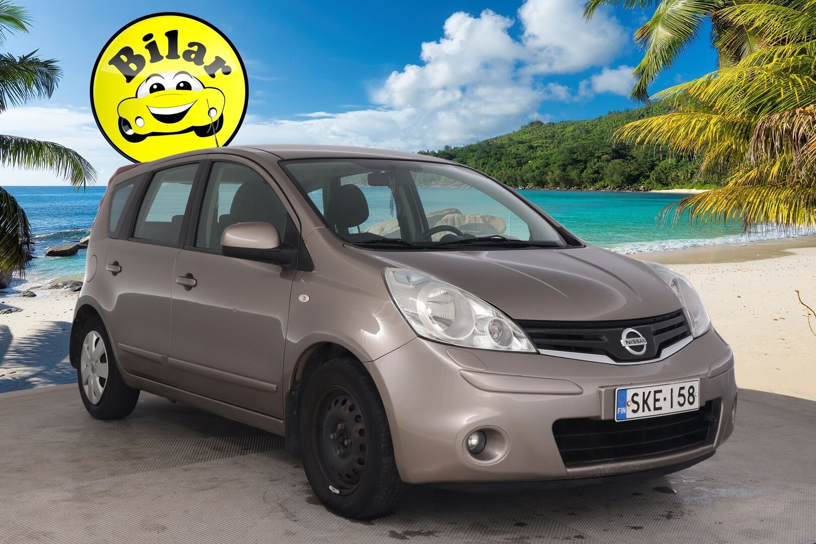 Nissan Note 2010 1,6 Acenta A/T ESP Connect FEB09 - Tämä auto myydään huutokaupat.com | Vakkari | BT | Navi | 2x renkaat