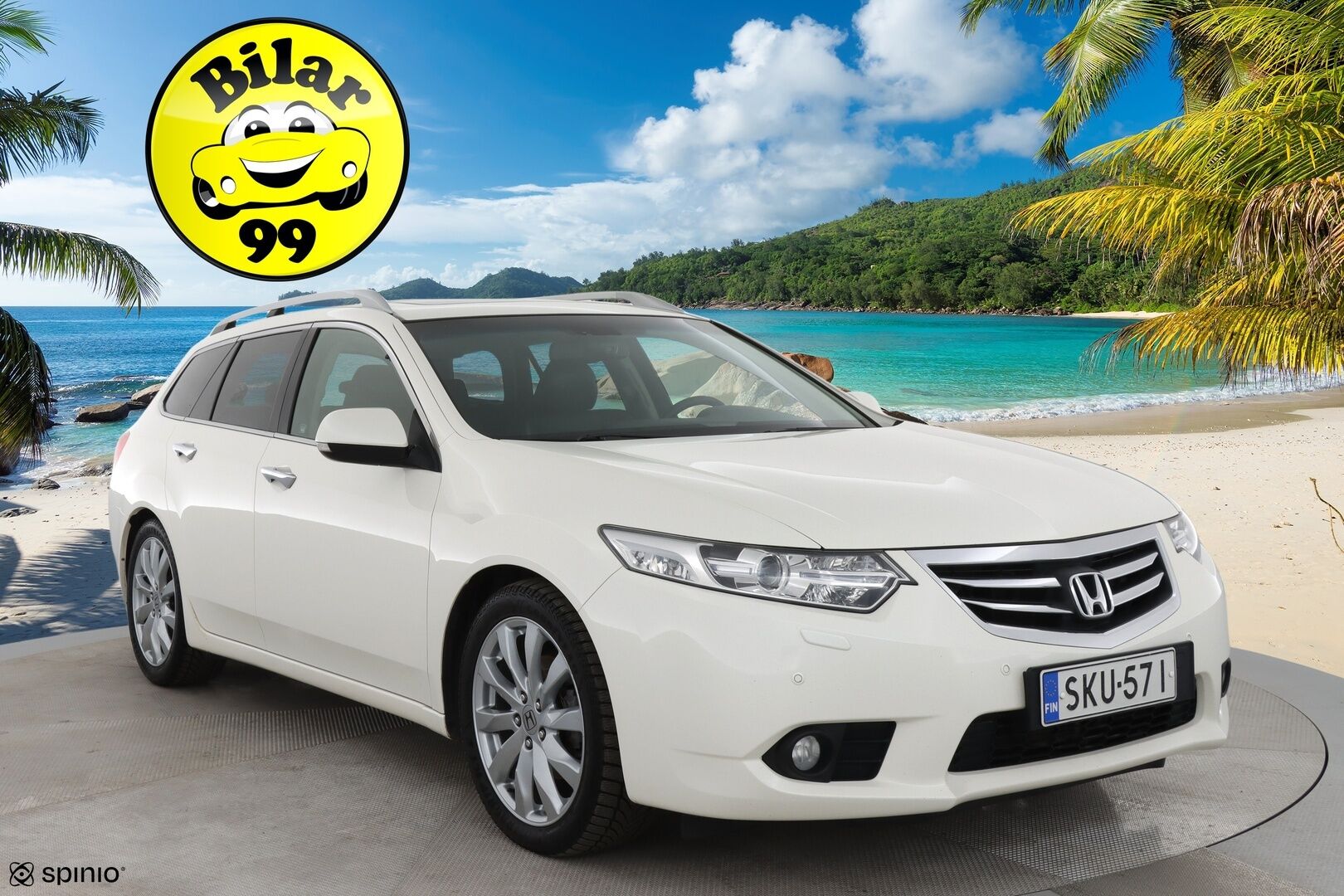 Honda Accord 2013 Tourer DSL 2,2 i-DTEC Executive Business * Nahkapenkit muistilla / Kattoluukku / Kahdet hyväkuntoiset renkaat * - Huippu varusteet / Hyvin pidetty / Laatu farmari! - HULLUT AVAJAISHULINAT KORKOTARJOUS 3,29 %