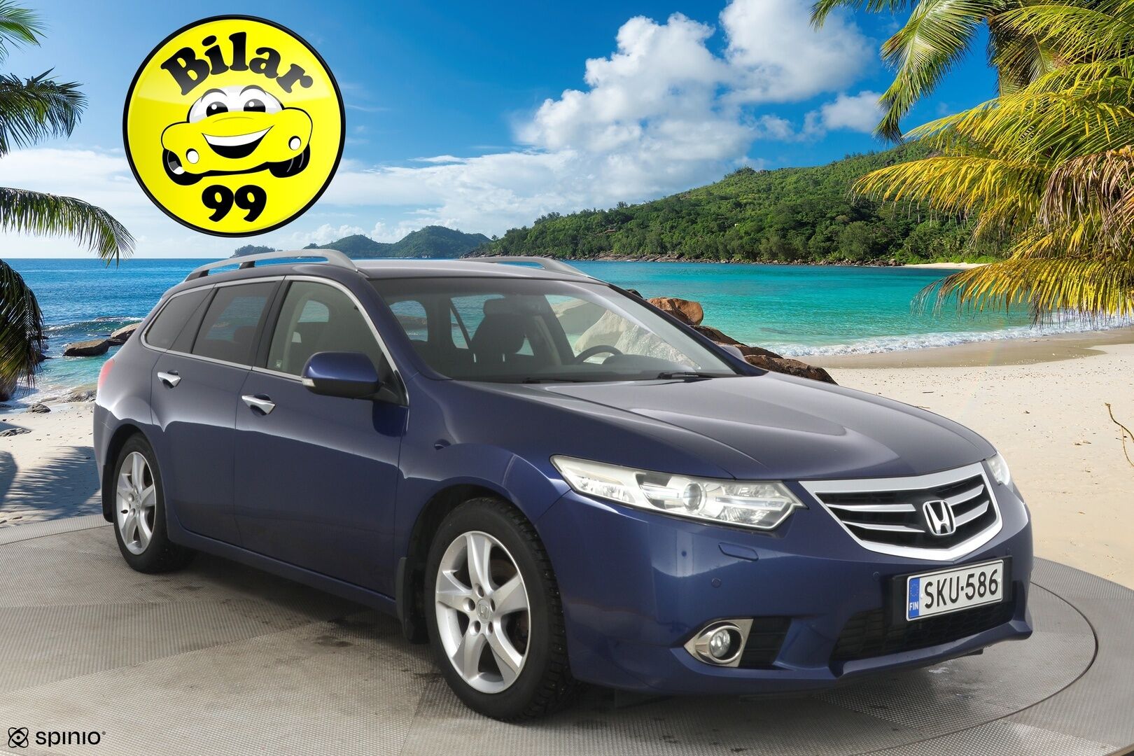 Honda Accord 2013 Tourer DSL 2,2 i-DTEC Lifestyle * / Suomi-auto / Vetokoukku / Vakkari / Tutkat / Lohko / Kattokaiteet / Sähköluukku / * - Merkillä huollettu hyvin pidetty suomi-auto / Juuri katsastettu