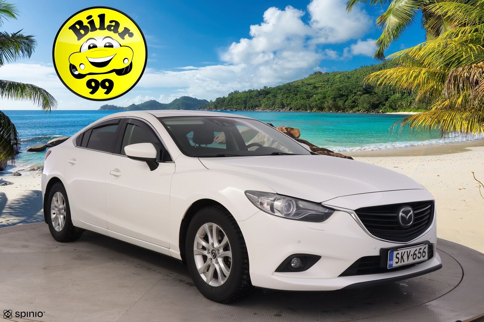 Mazda 6 2013 Sedan 2,5 SKYACTIV-G Luxury 6AT 4ov SD1 * ACC / BOSE / Muistipenkit / Navi / Nahat / Koukku* - Hyvin huollettu / Huippuvarusteet