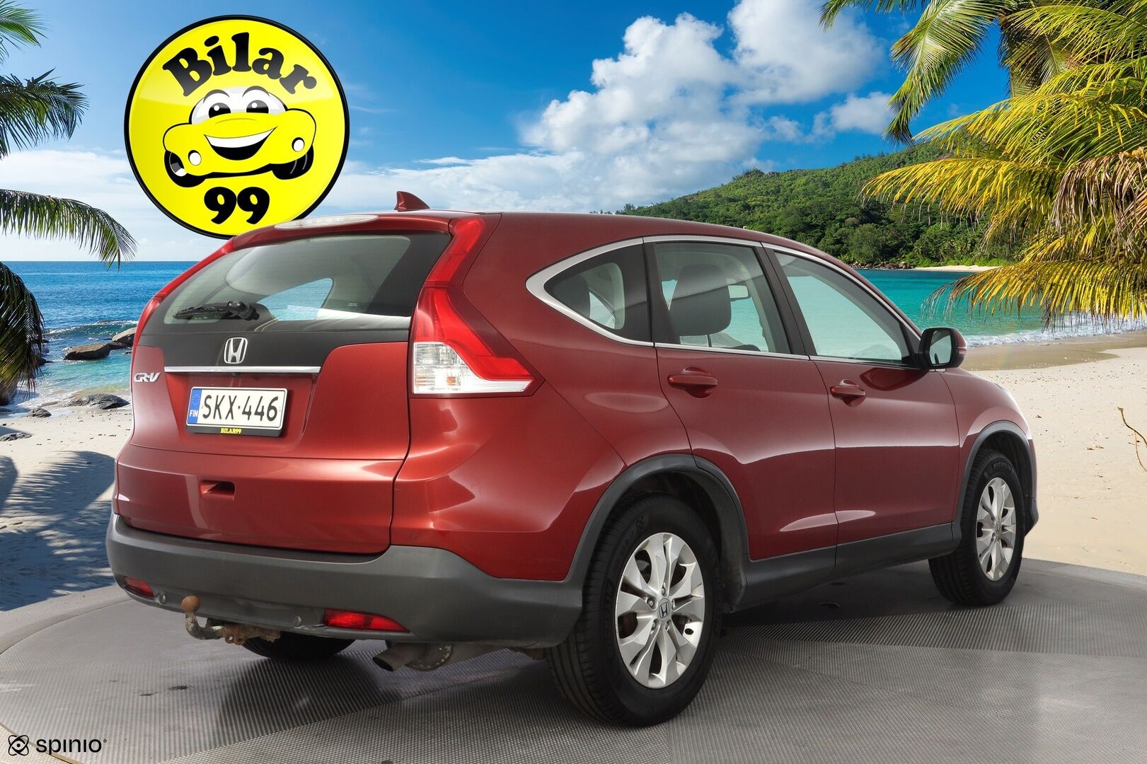 Honda CR-V 2013 Elegance AT *Lohko+sisä / Kamera / Koukku / Vakionopeudensäädin* - Viimeisin huolto 193tkm / Suomi-auto / Kahdet OEM Vanteet