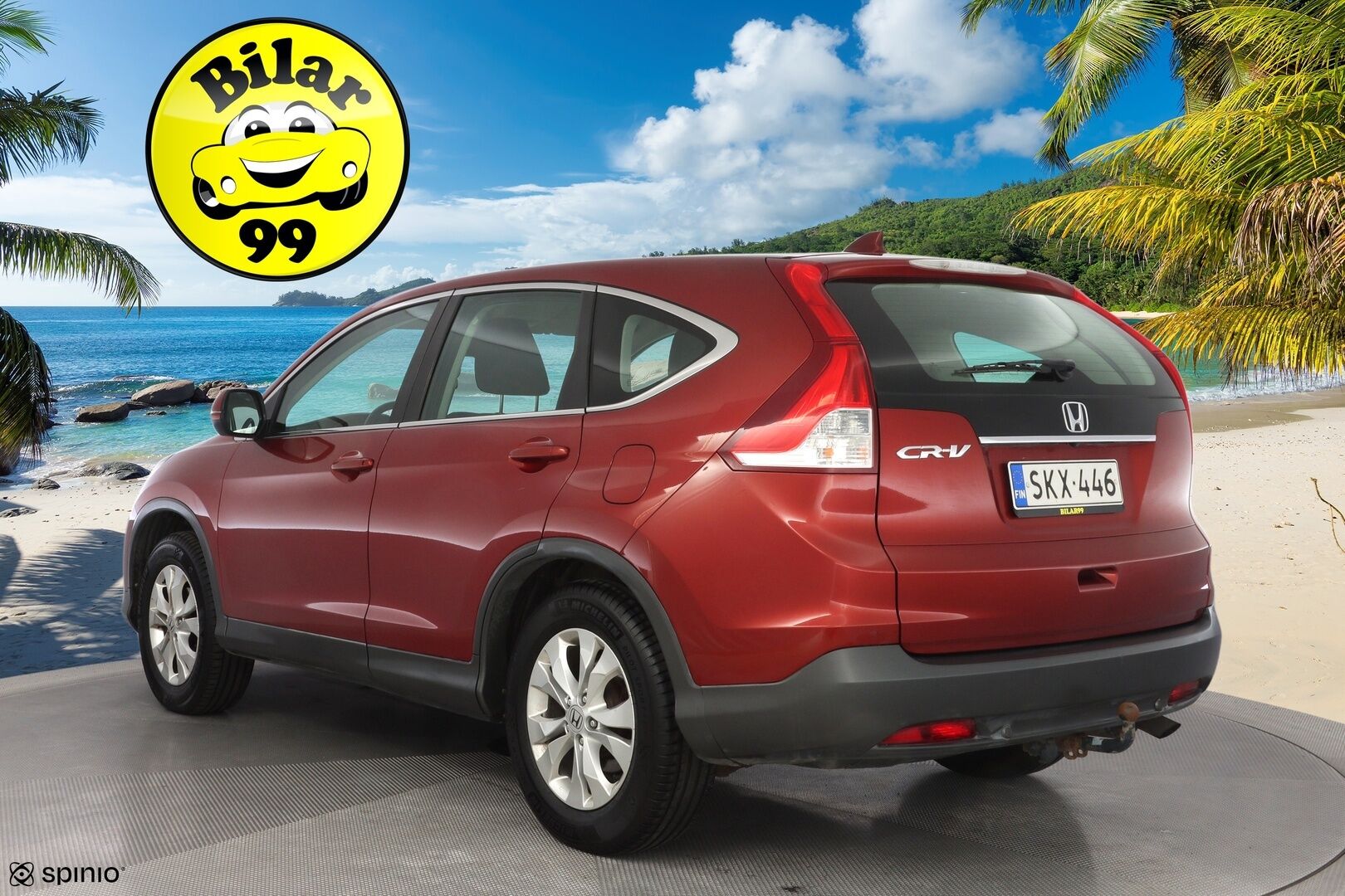 Honda CR-V 2013 Elegance AT *Lohko+sisä / Kamera / Koukku / Vakionopeudensäädin* - Viimeisin huolto 193tkm / Suomi-auto / Kahdet OEM Vanteet