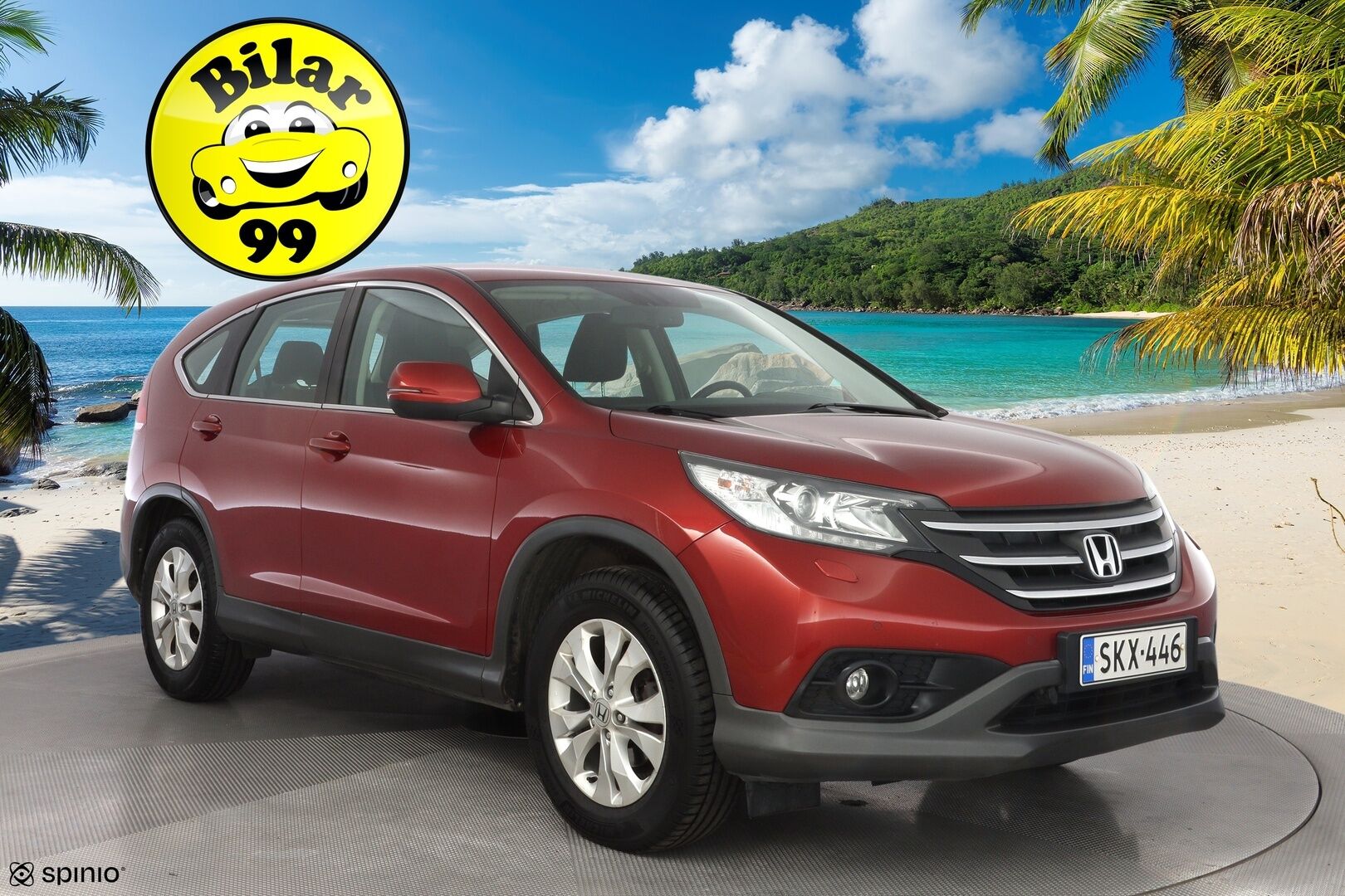 Honda CR-V 2013 Elegance AT *Lohko+sisä / Kamera / Koukku / Vakionopeudensäädin* - Viimeisin huolto 193tkm / Suomi-auto / Kahdet OEM Vanteet