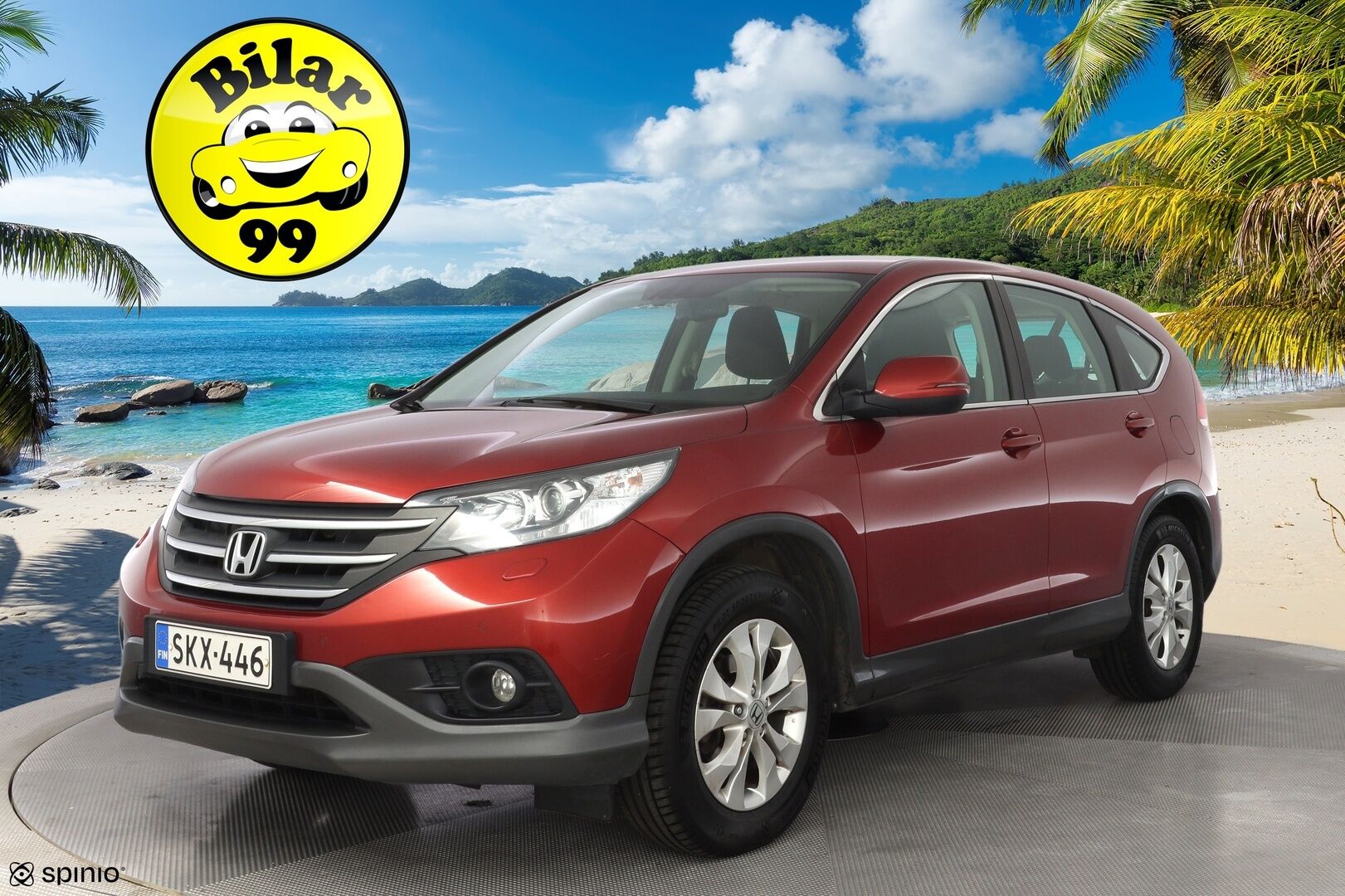 Honda CR-V 2013 Elegance AT *Lohko+sisä / Kamera / Koukku / Vakionopeudensäädin* - Viimeisin huolto 193tkm / Suomi-auto / Kahdet OEM Vanteet