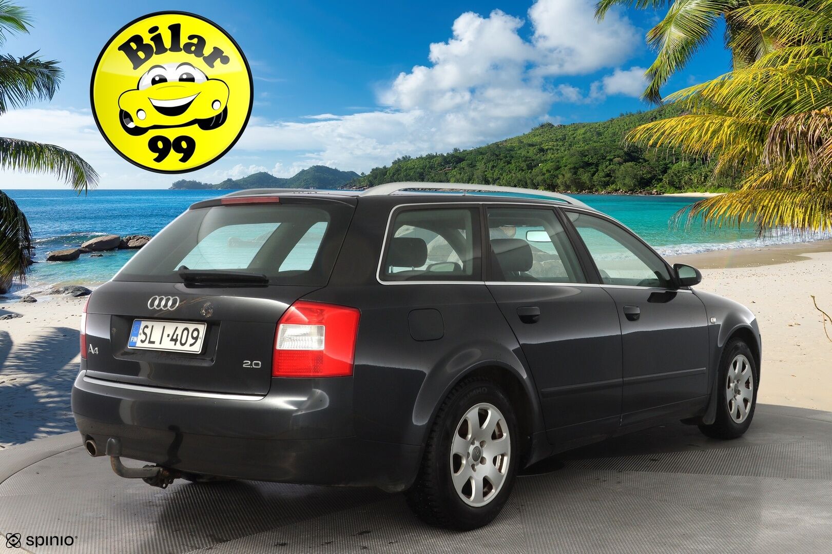 Audi A4 2004 2.0 Avant 96kW- YritysOutlet - Myydään vain yrityksille - 2-Om / Todella särmät huollot / Kahdet hyväkuntoiset renkaat alumiinivantein / Juuri katsastettu