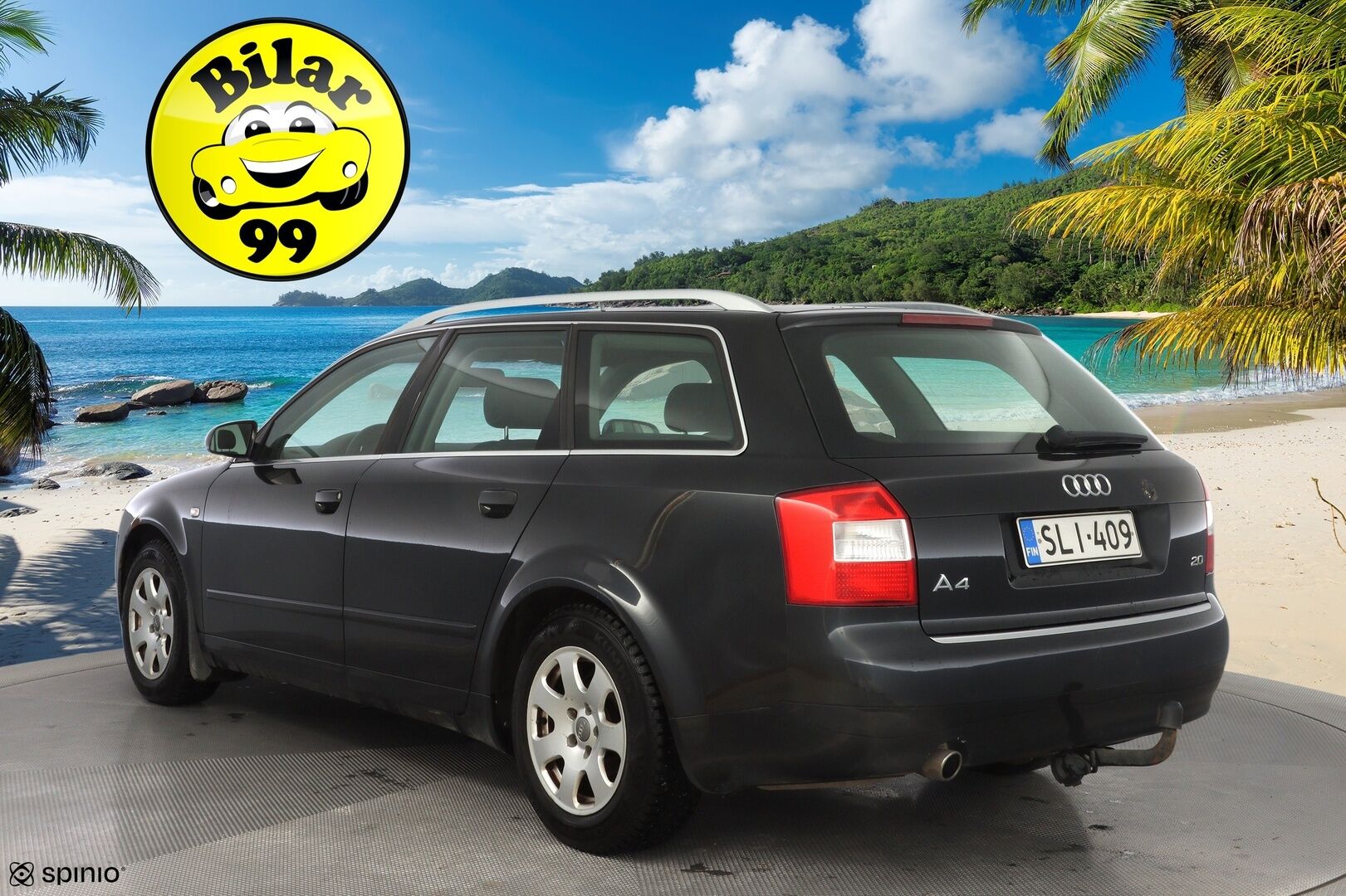 Audi A4 2004 2.0 Avant 96kW- YritysOutlet - Myydään vain yrityksille - 2-Om / Todella särmät huollot / Kahdet hyväkuntoiset renkaat alumiinivantein / Juuri katsastettu