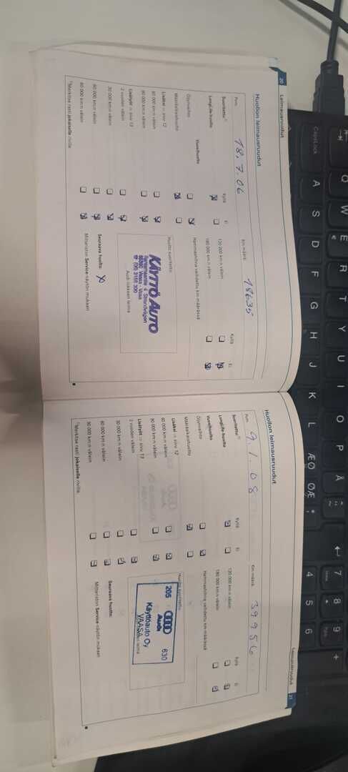 Audi A4 2004 2.0 Avant 96kW- YritysOutlet - Myydään vain yrityksille - 2-Om / Todella särmät huollot / Kahdet hyväkuntoiset renkaat alumiinivantein / Juuri katsastettu