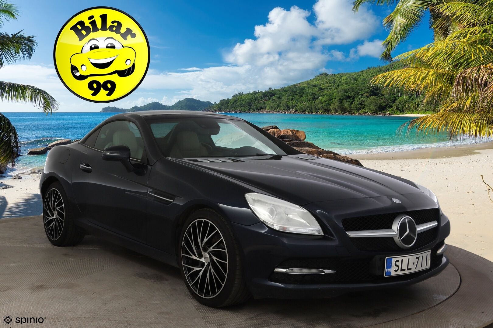 Mercedes-Benz SLK 2012 250 BE A * Distronic Pro / Magic Sky Control Panoraama / Vaaleat nahat / Urheilullinen alusta / Navi* - * Tehokkaampi 250, todella kovilla varusteilla. ACC, Sport alusta jne. Merkkiliikkeen huoltohistoria! 