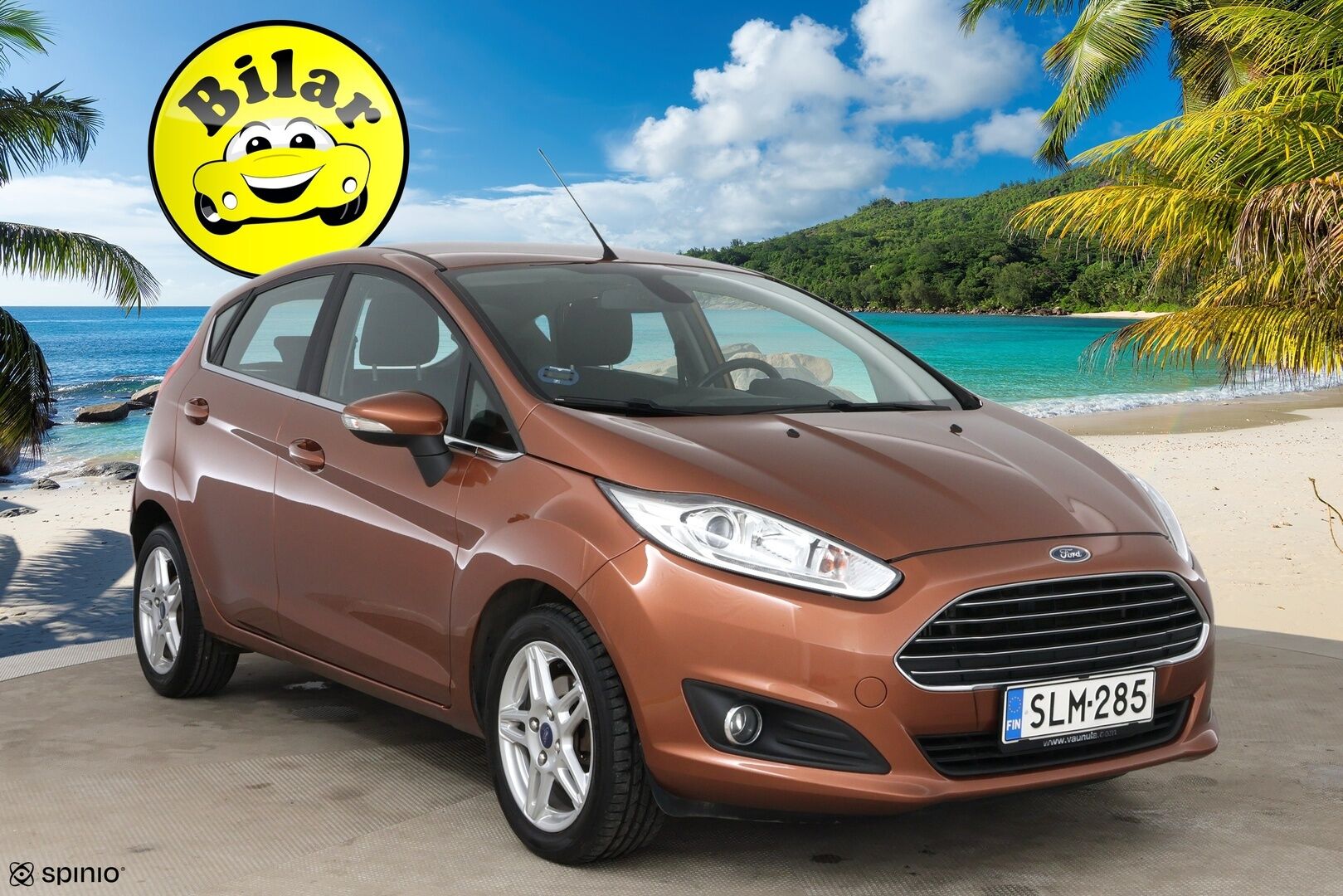 Ford Fiesta 2014 1,0 EcoBoost 100hv PowerShift Titanium A6 5-ovinen - | Kahdet hyvät renkaat! | Suomi-Auto | Ilmastointi | Vakkari | Erinomaiset huollot!