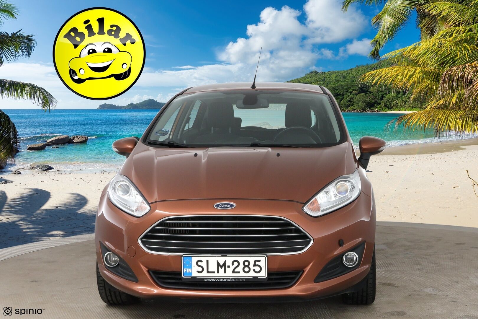 Ford Fiesta 2014 1,0 EcoBoost 100hv PowerShift Titanium A6 5-ovinen - | Kahdet hyvät renkaat! | Suomi-Auto | Ilmastointi | Vakkari | Erinomaiset huollot!